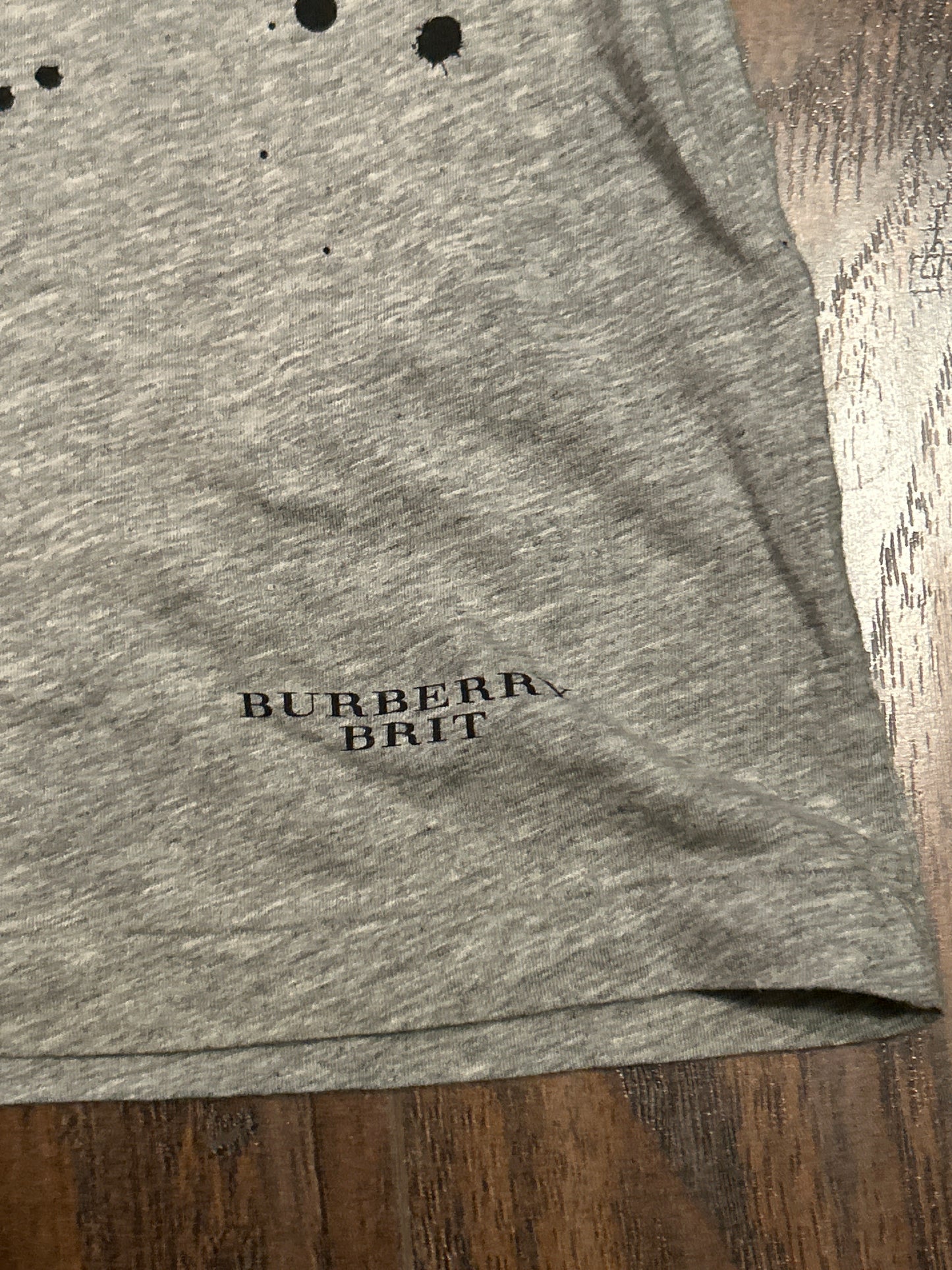 Burberry Brit Grey Tee Size M