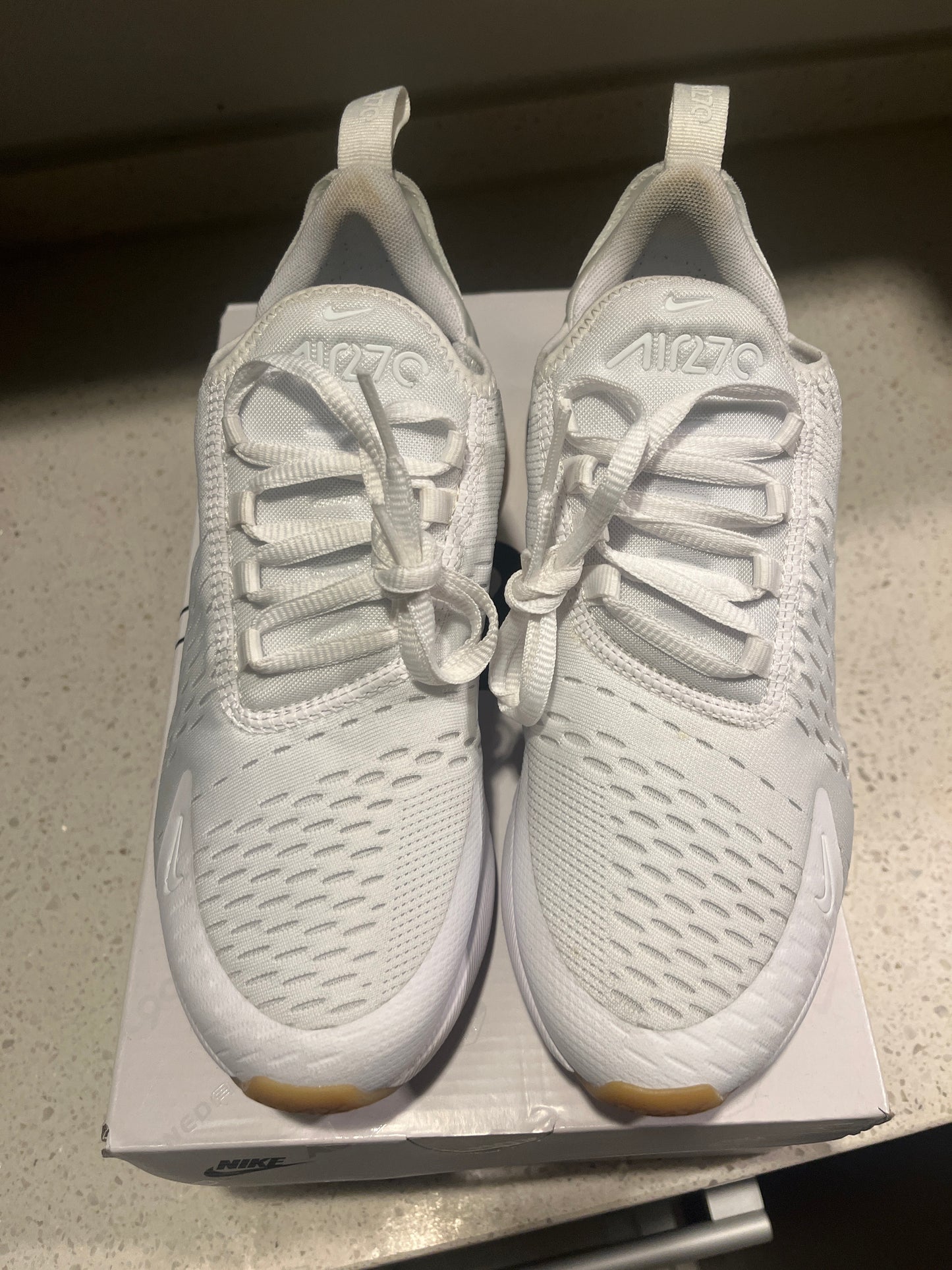 Air Max 270 White Size 6.5Y