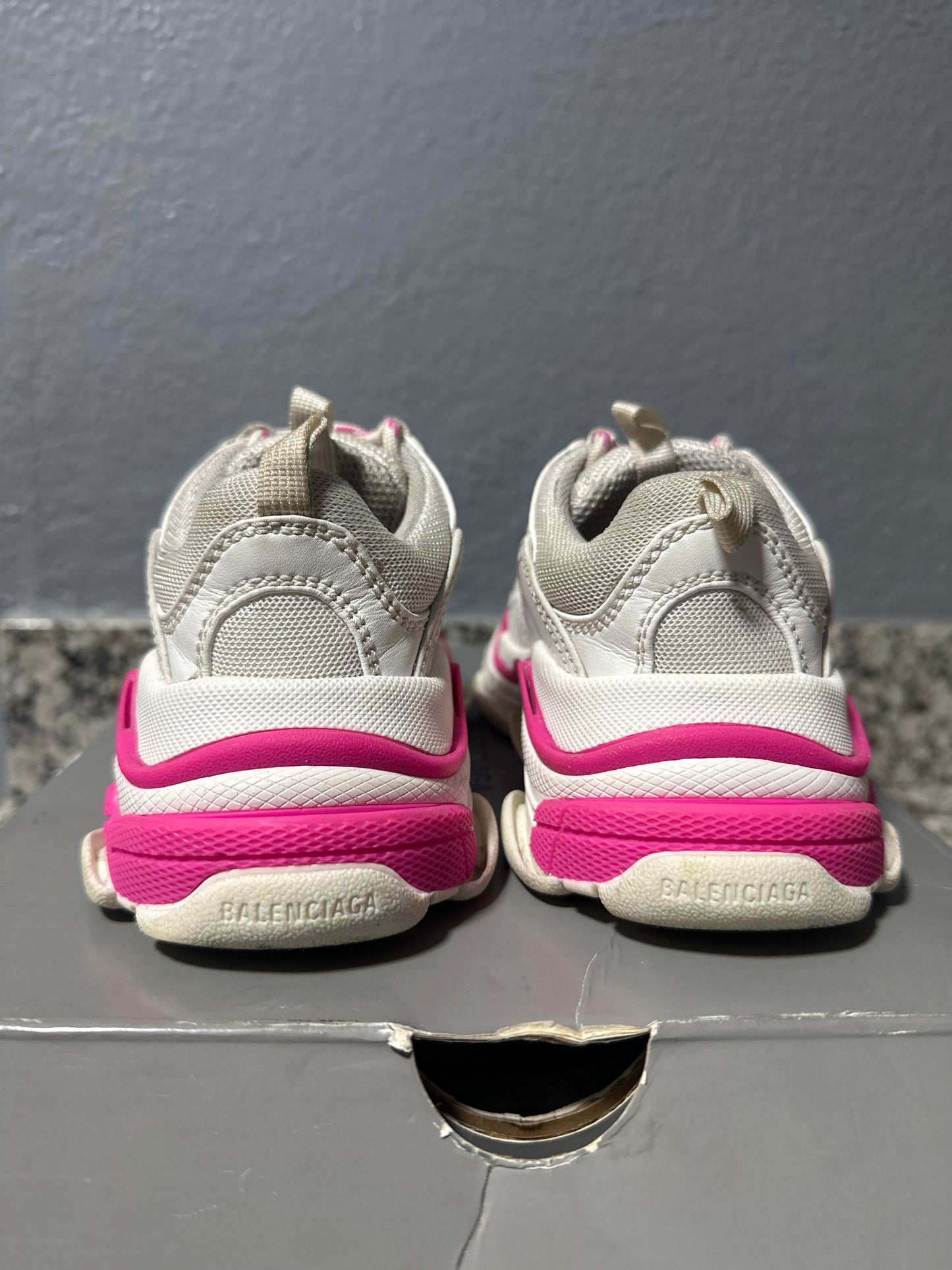 Balenciaga Triple S White Pink Size 29