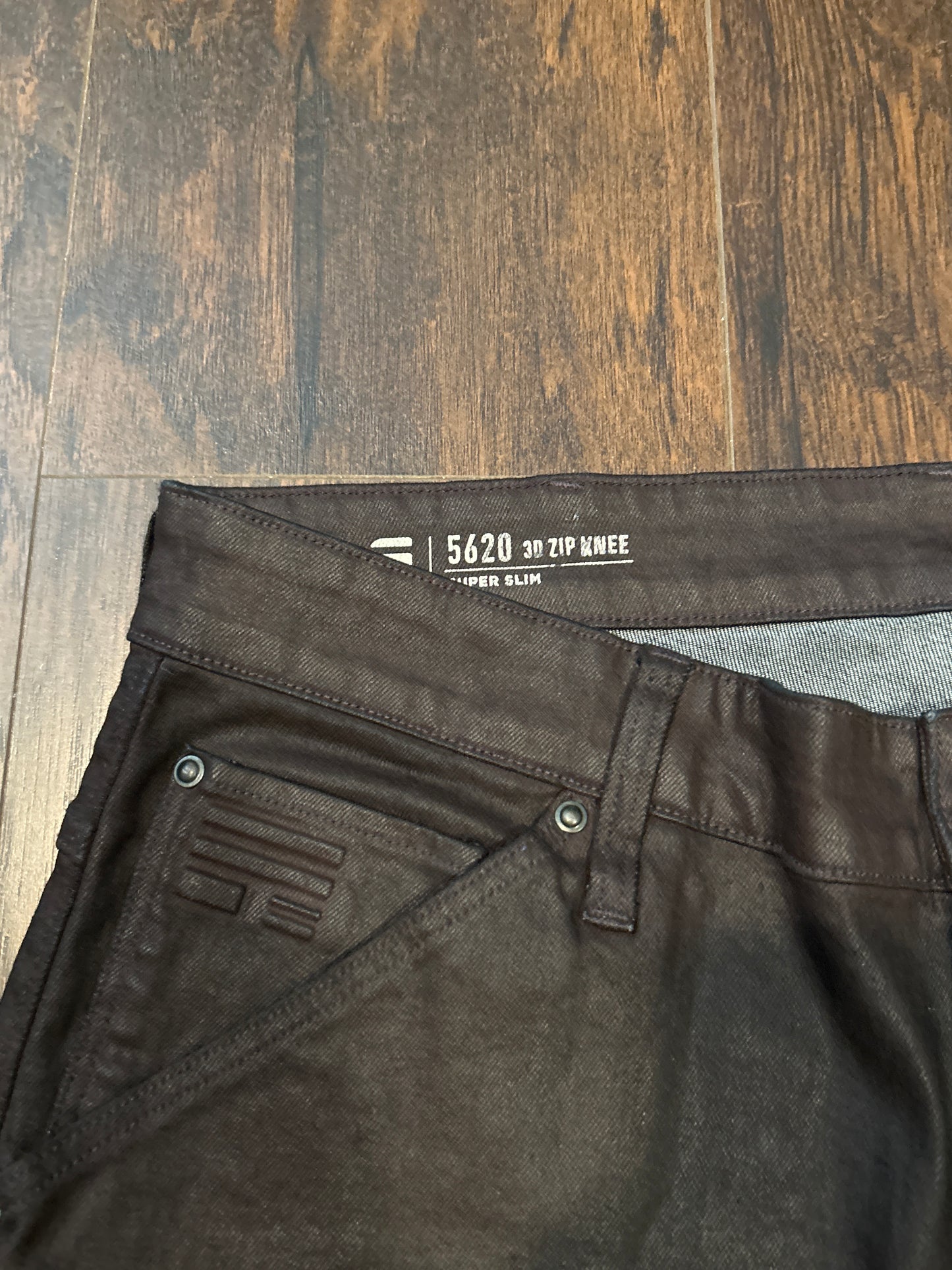 G Star Raw Waxed Jeans Size 34