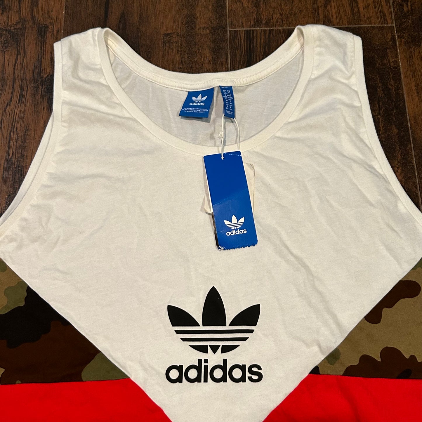 NEW Adidas Camo Tank Top Size XL