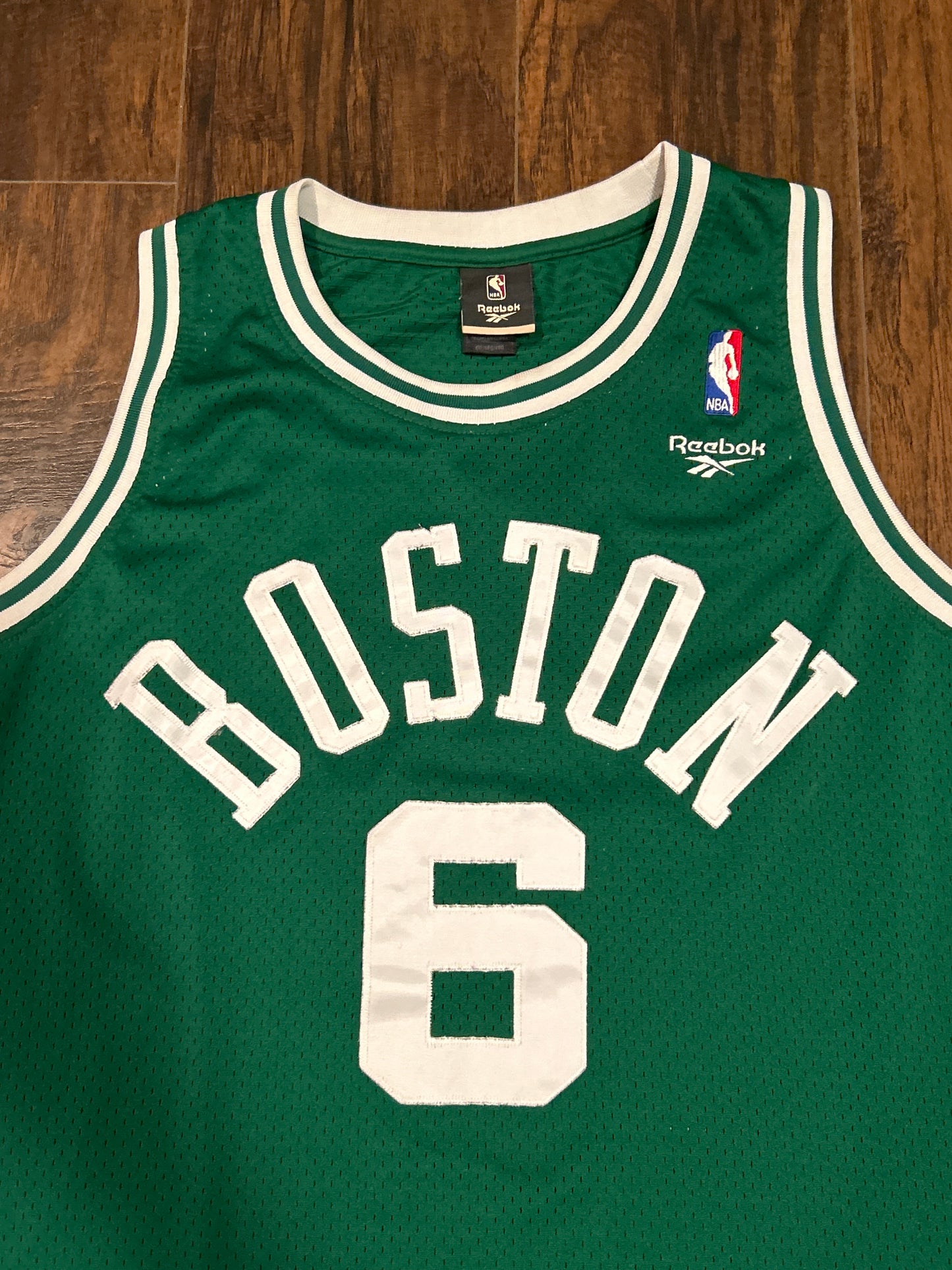 Reebok Celtics Bill Russell Jersey Size 4XL