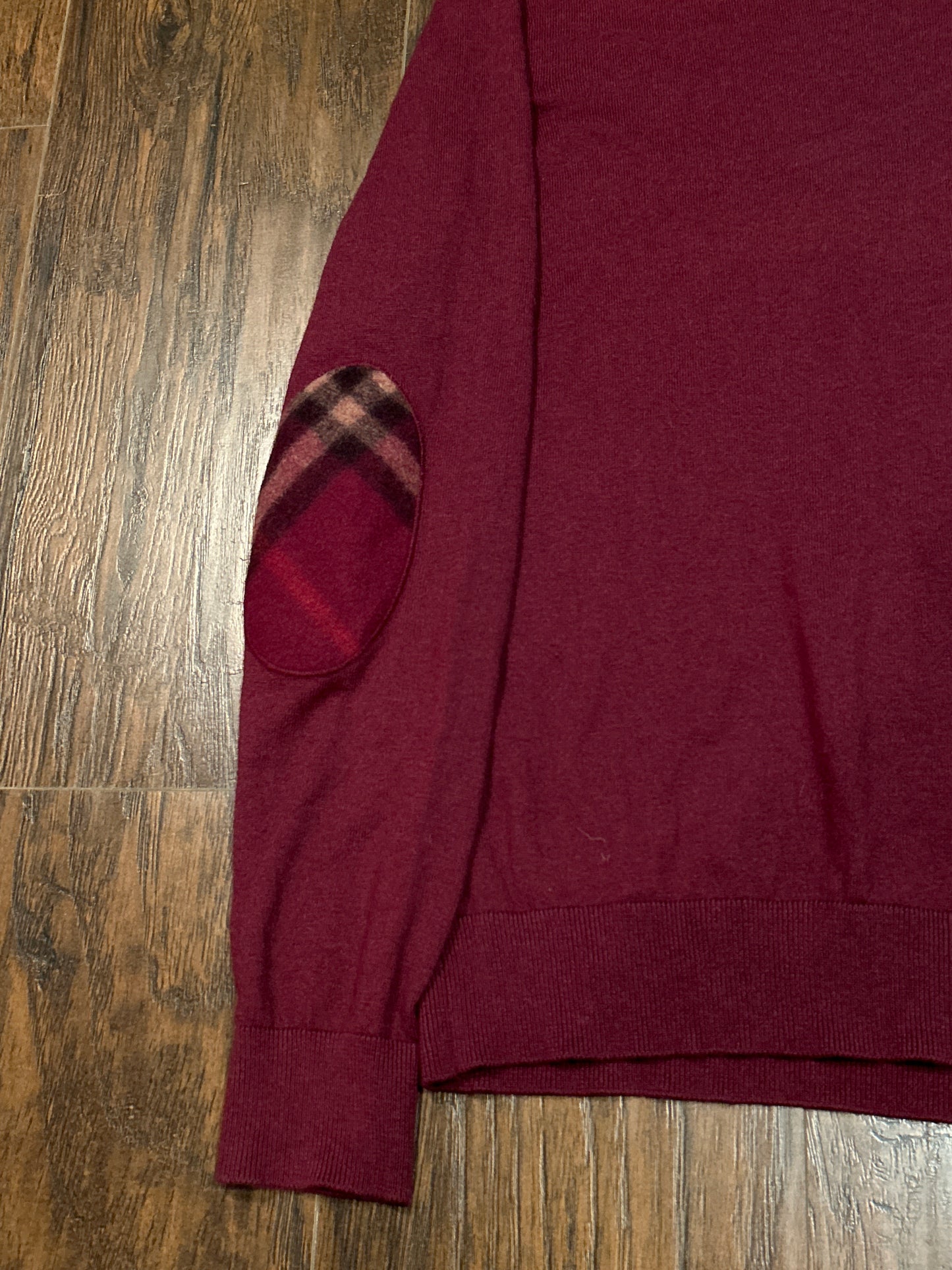 Burberry Burgundy Sweater Size S