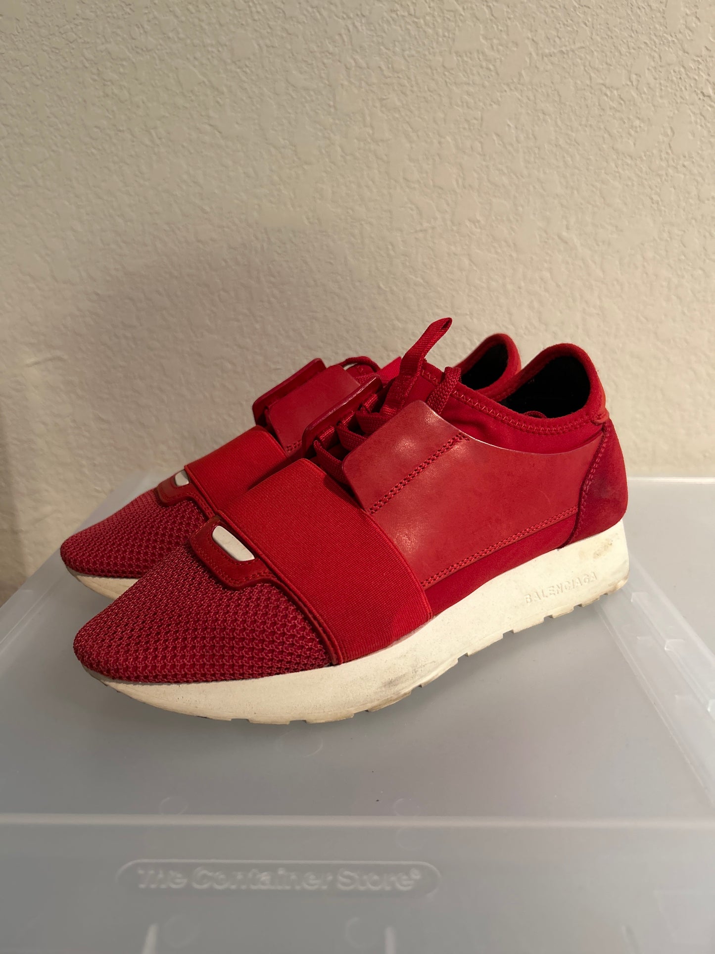 Balenciaga Red Shoes Size 36