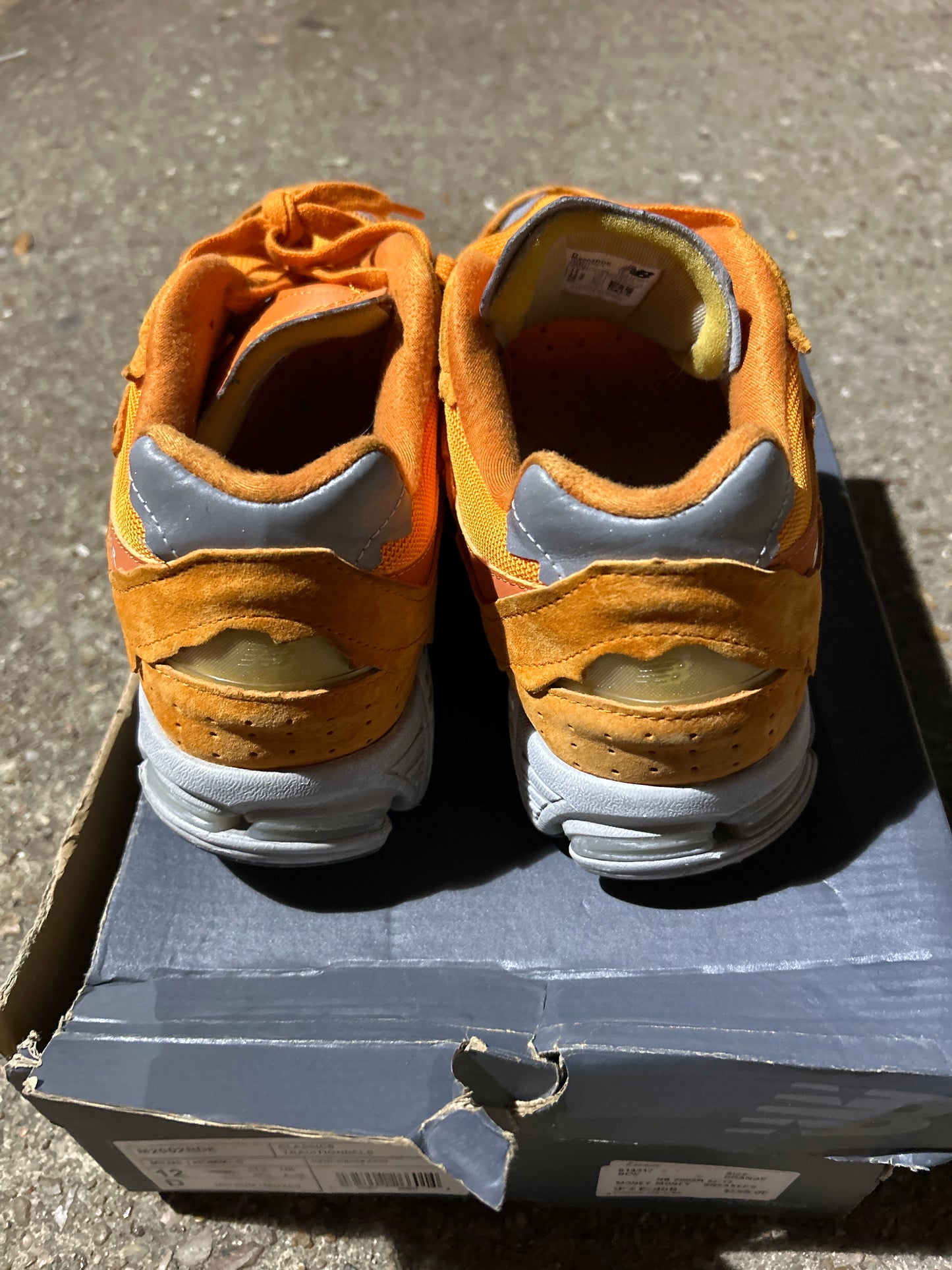 New Balance 2002R Orange Size 12