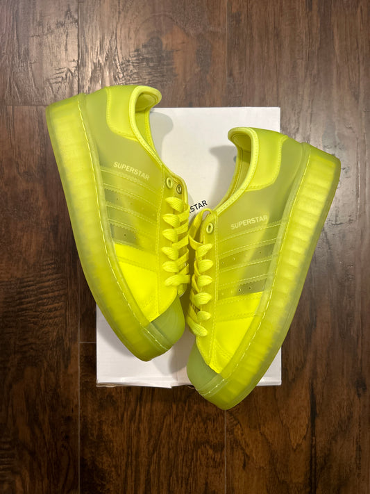 Adidas Superstar Jelly Neon Size 6W/4.5Y