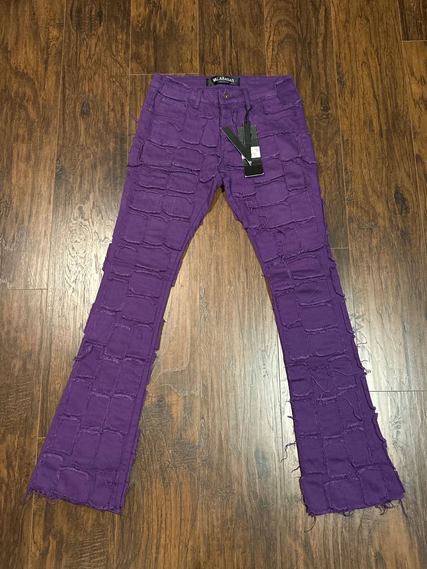 Valabasas Purple Flare Jeans Size 30 NEW