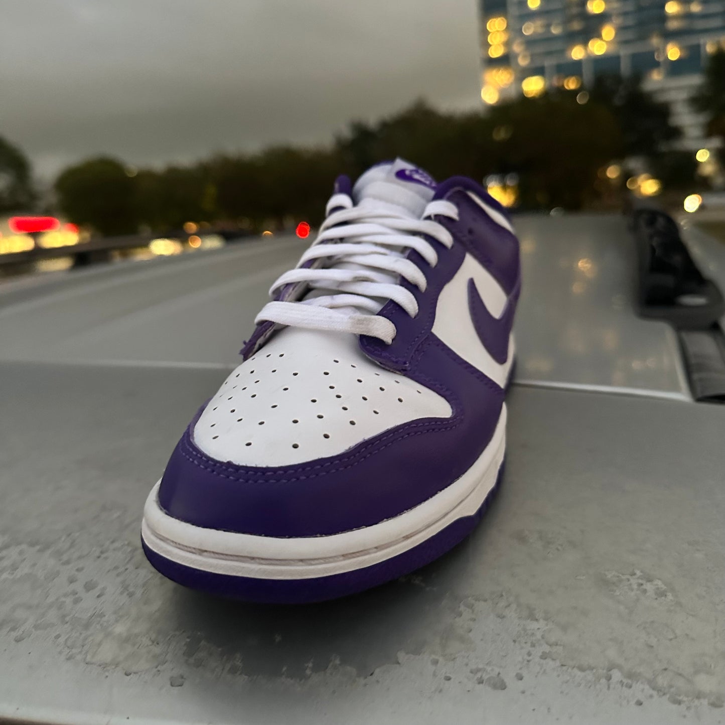 Court Purple Dunks Size 8