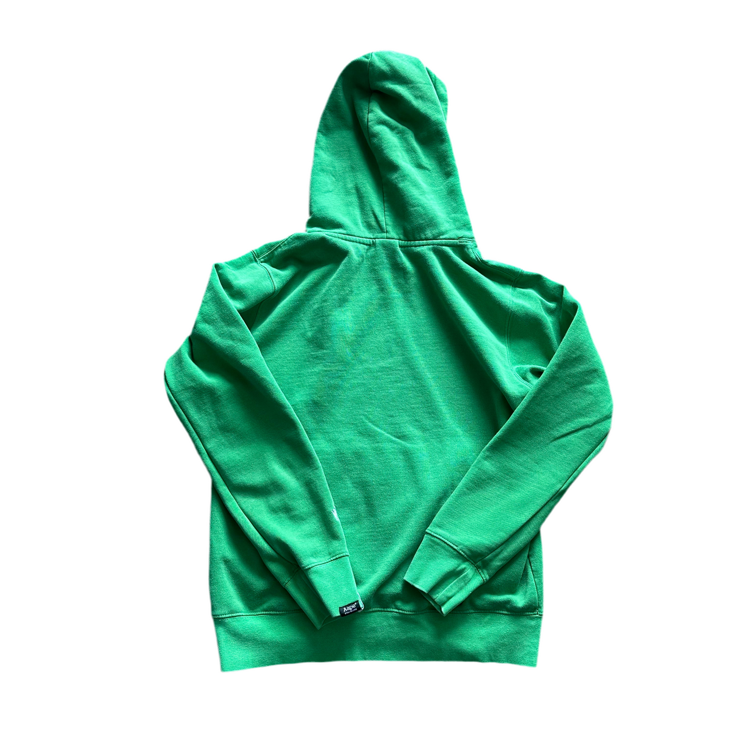 Aape Green Pull Over Hoodie Size M