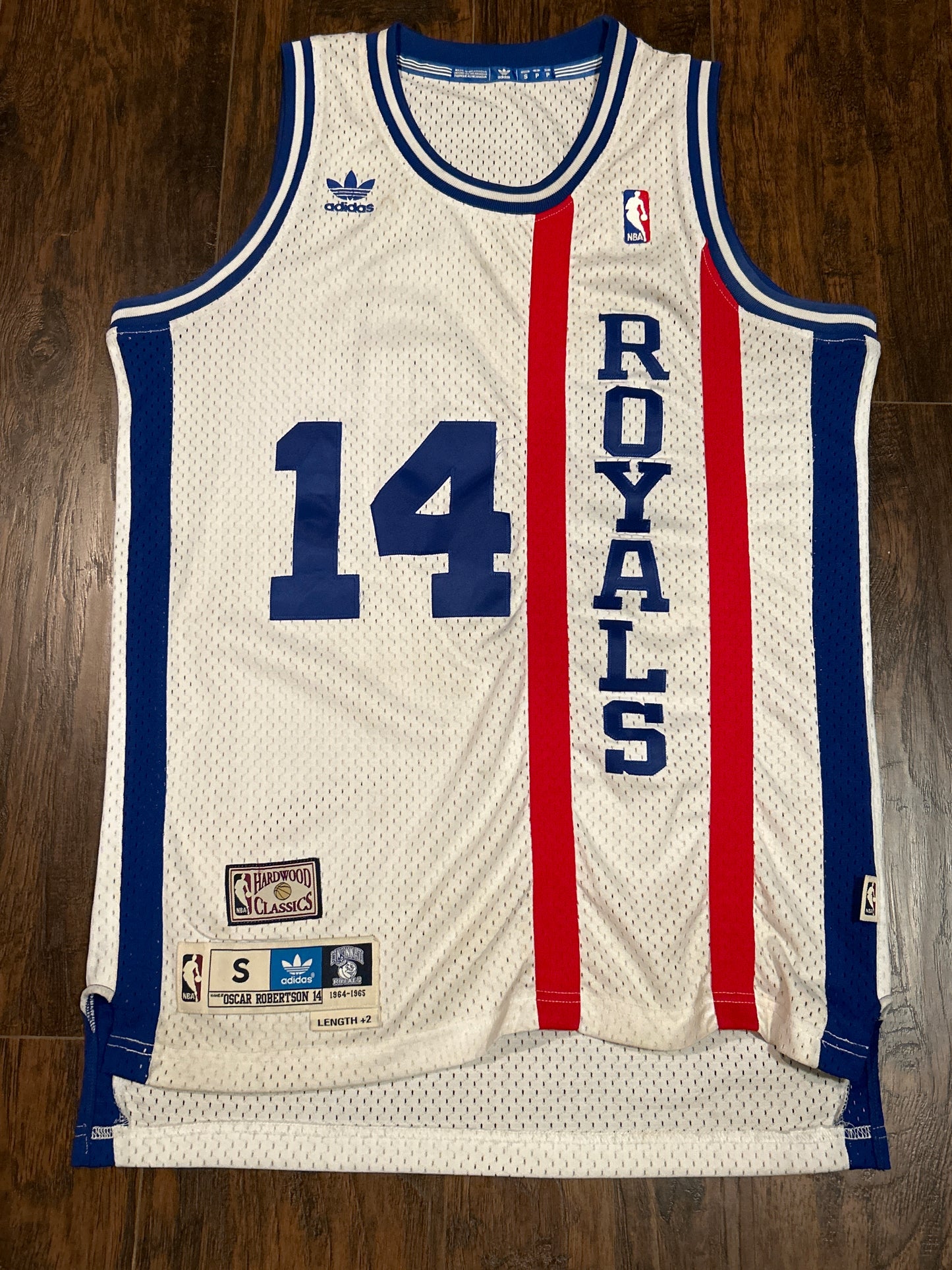 Adidas Oscar Robertson Royals Jersey Size S