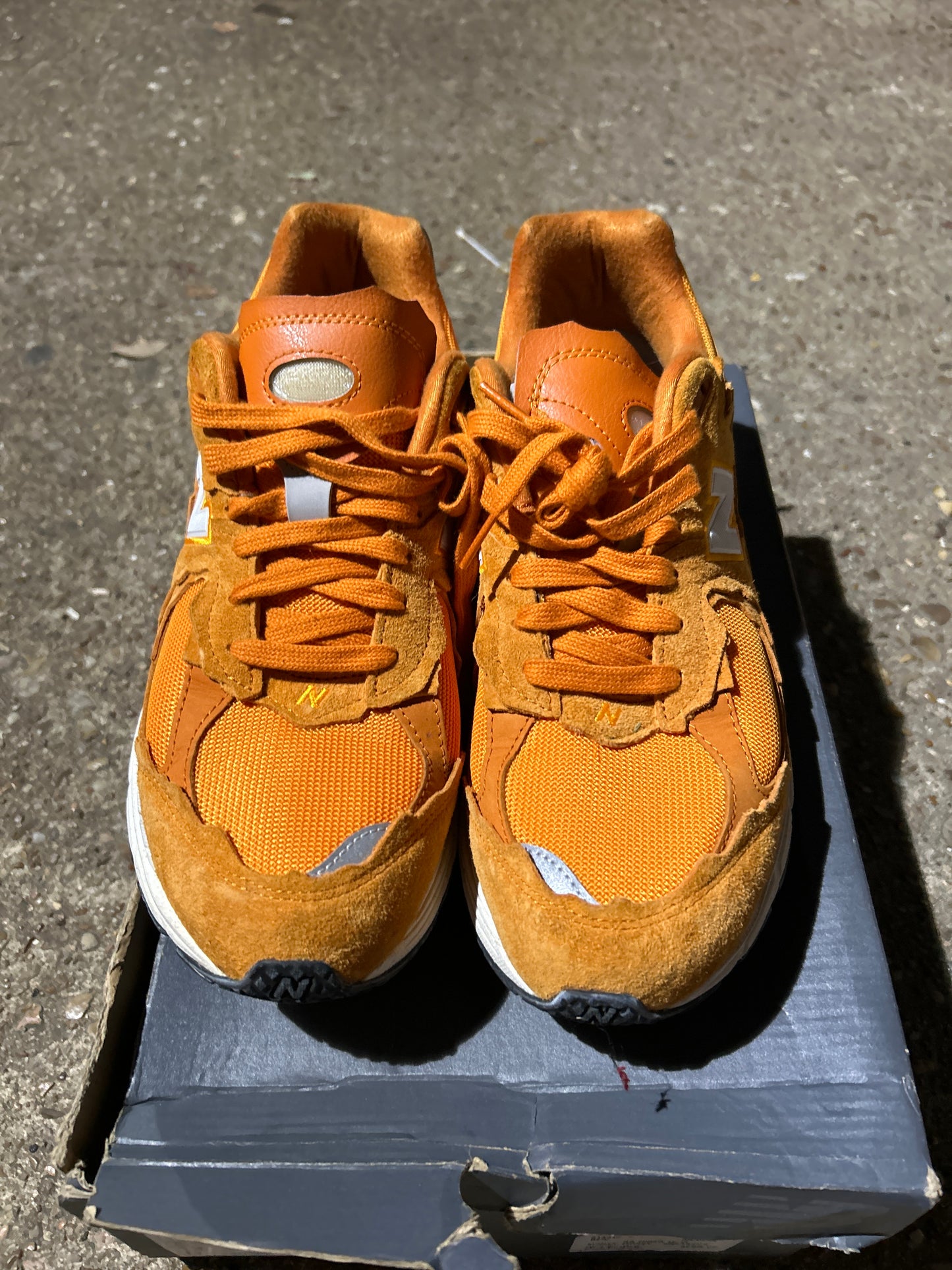 New Balance 2002R Orange Size 12