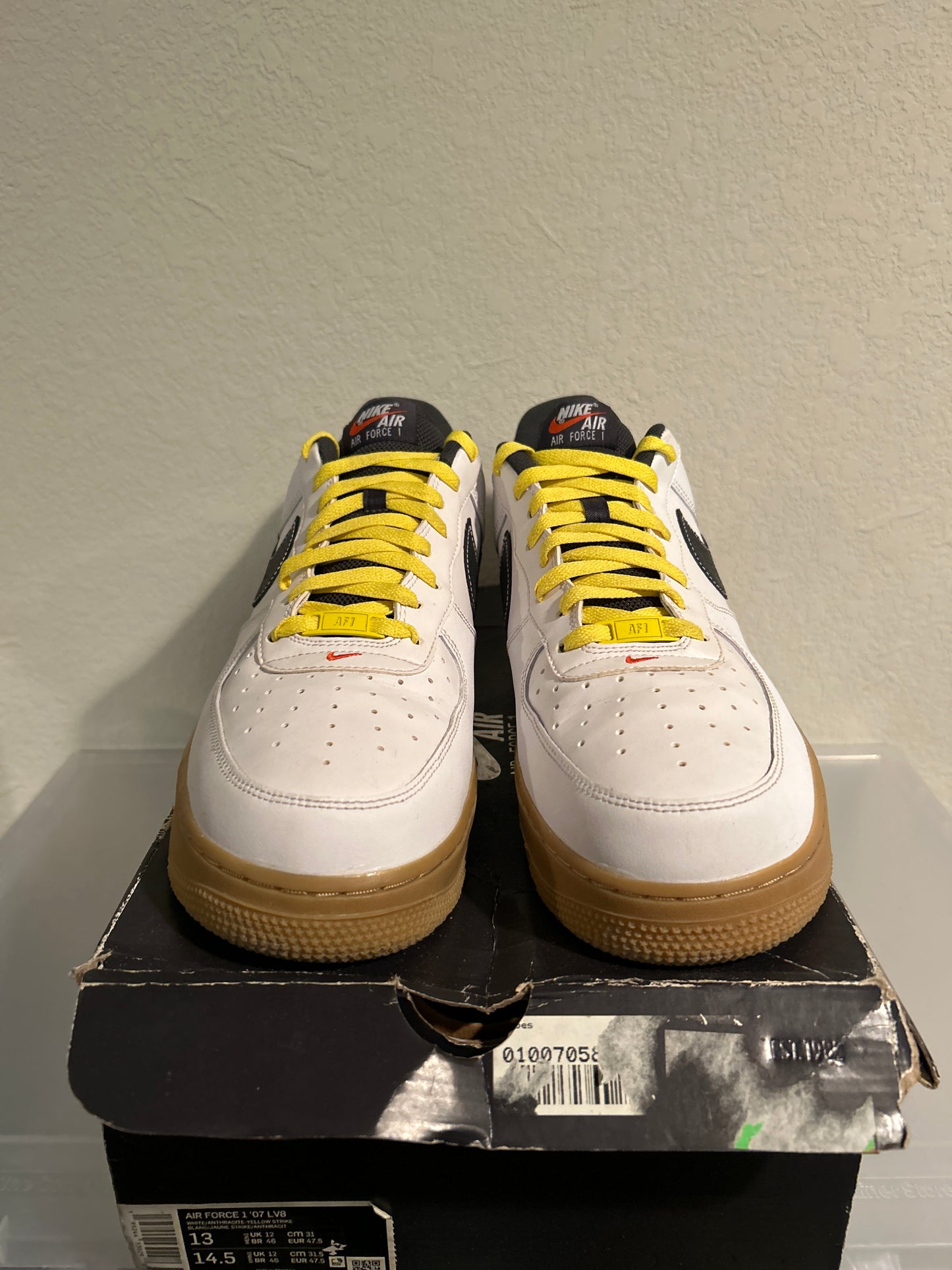 Air Force 1 Low White Gum Size 13