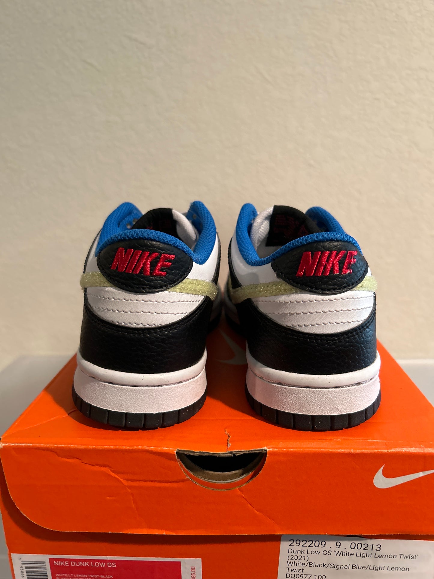 Lime Panda Dunk Low Size 5.5Y