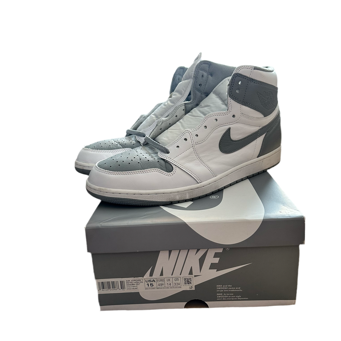 AJ1 Atmosphere Grey Size 15