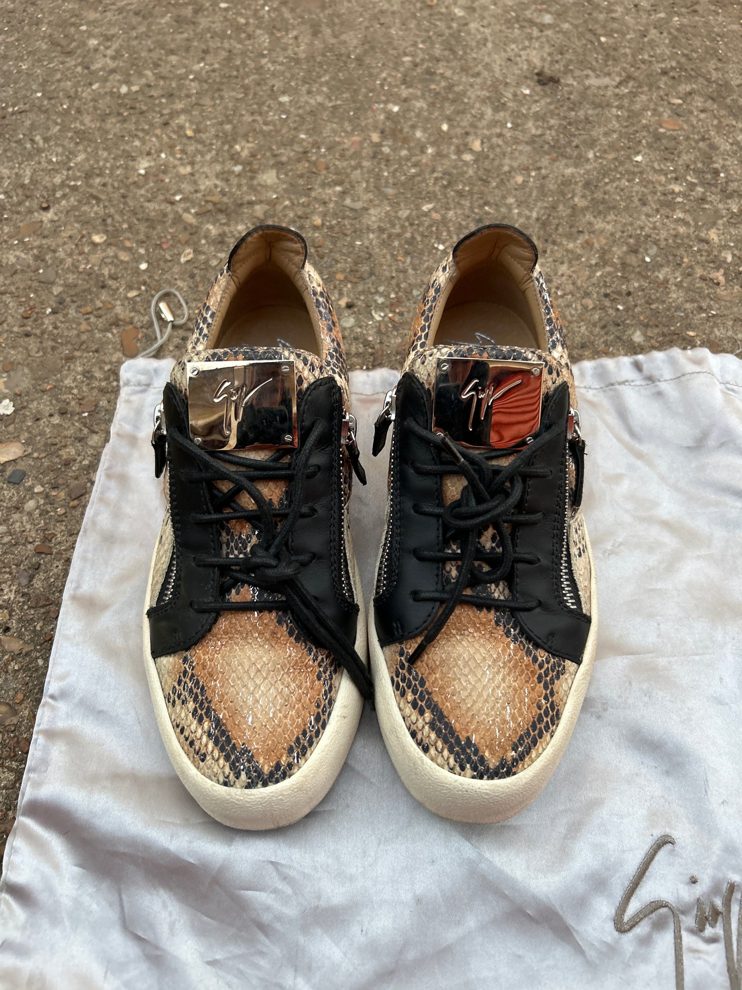 Giuseppe Snake Shoes Size 40