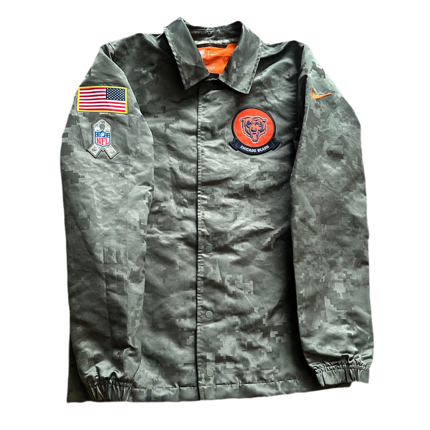 Chicago Bears X Nike NFL Salute To Service Jacket Size S