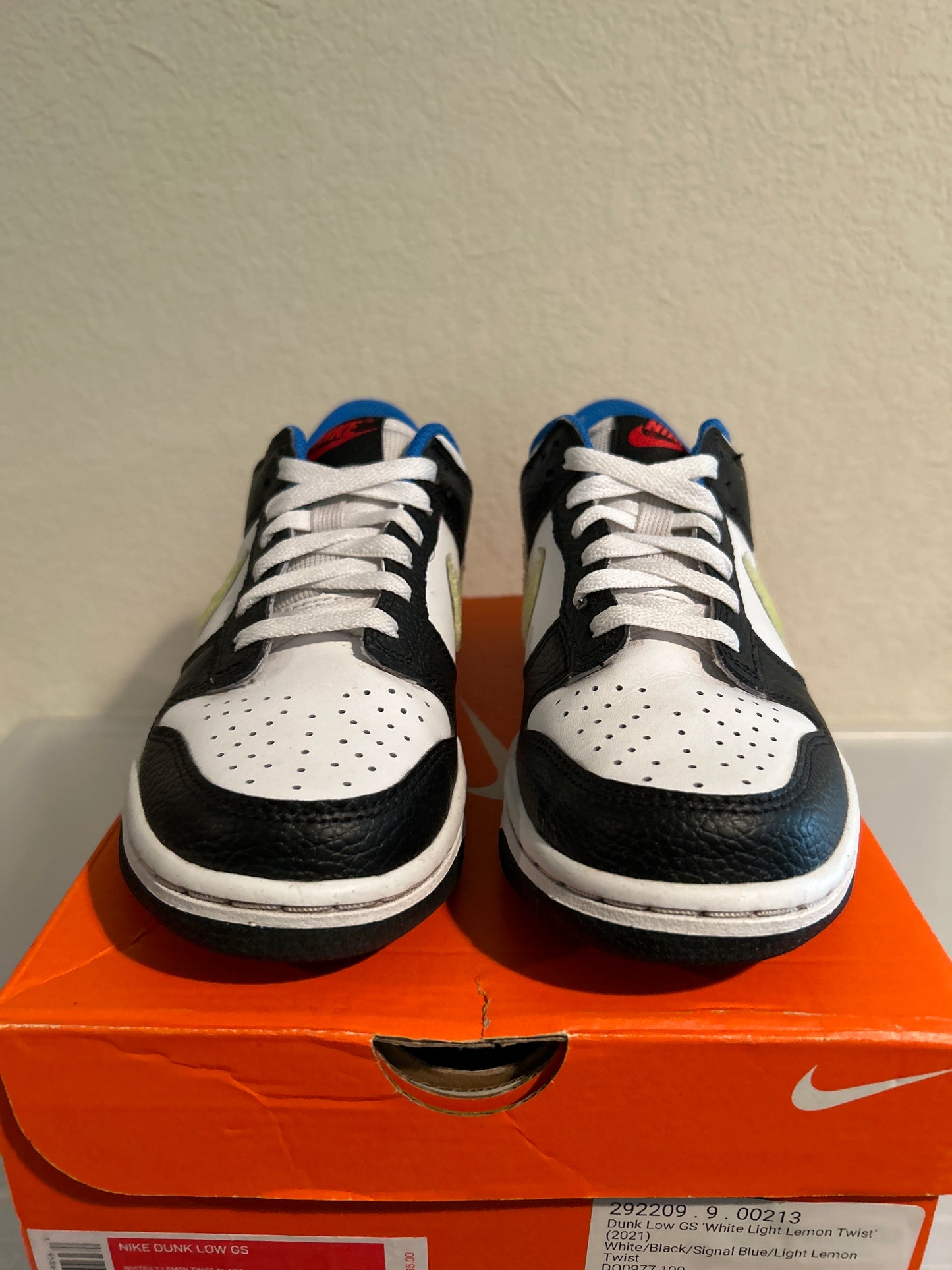 Lime Panda Dunk Low Size 5.5Y