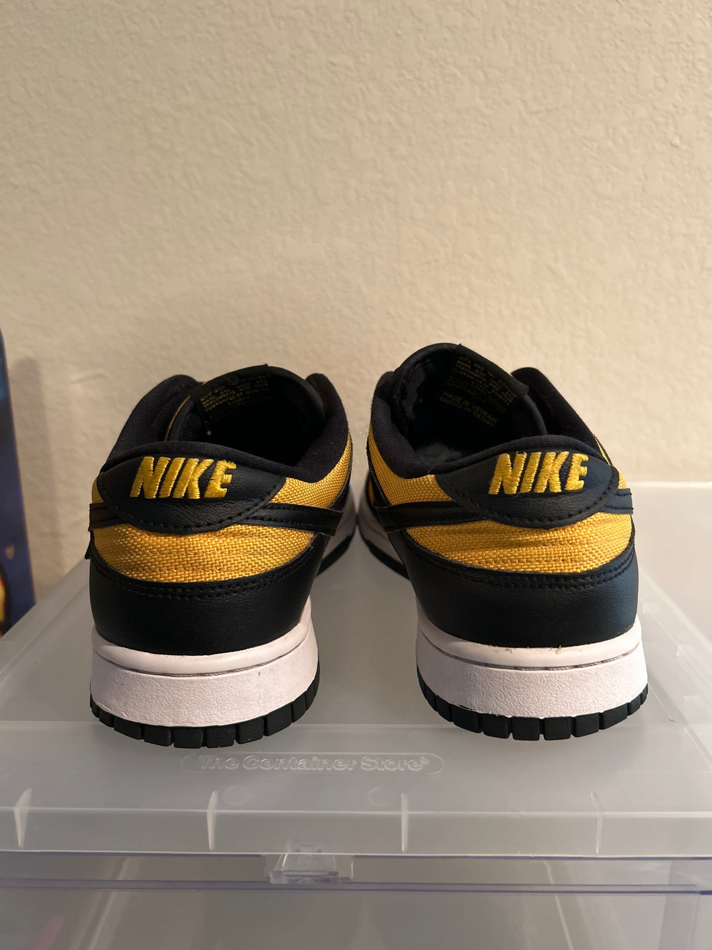 Gold Black Dunk Low Size 11