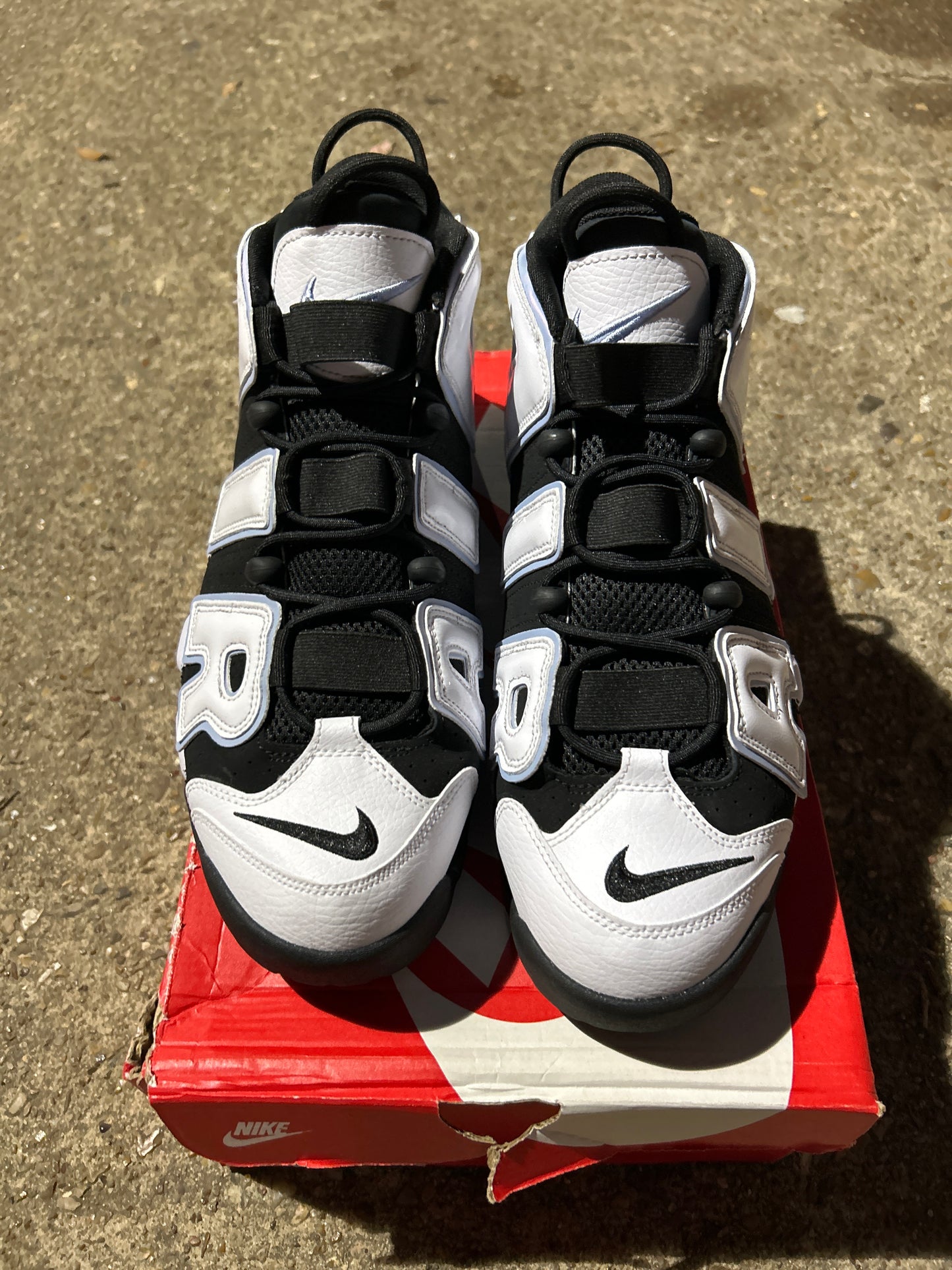 Nike Uptempo Black Size 13