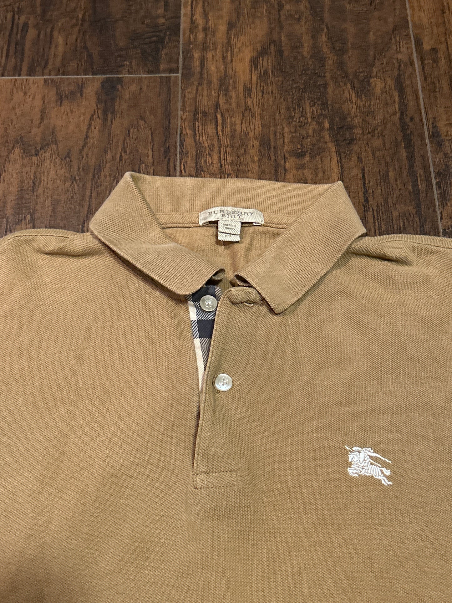 Burberry Brit Polo Tan Size XS