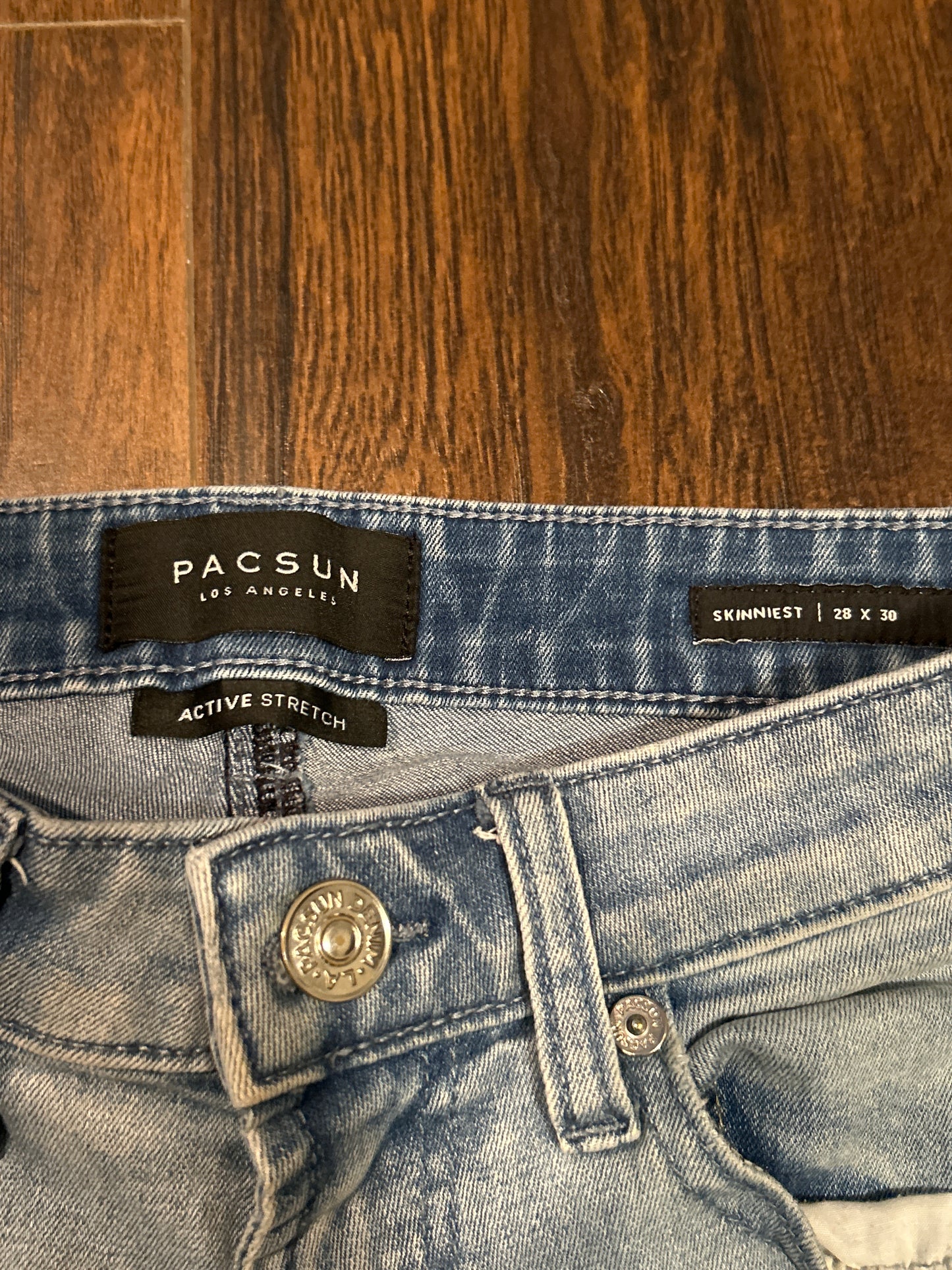 Pacsun Blue Skinny Jeans Size 28