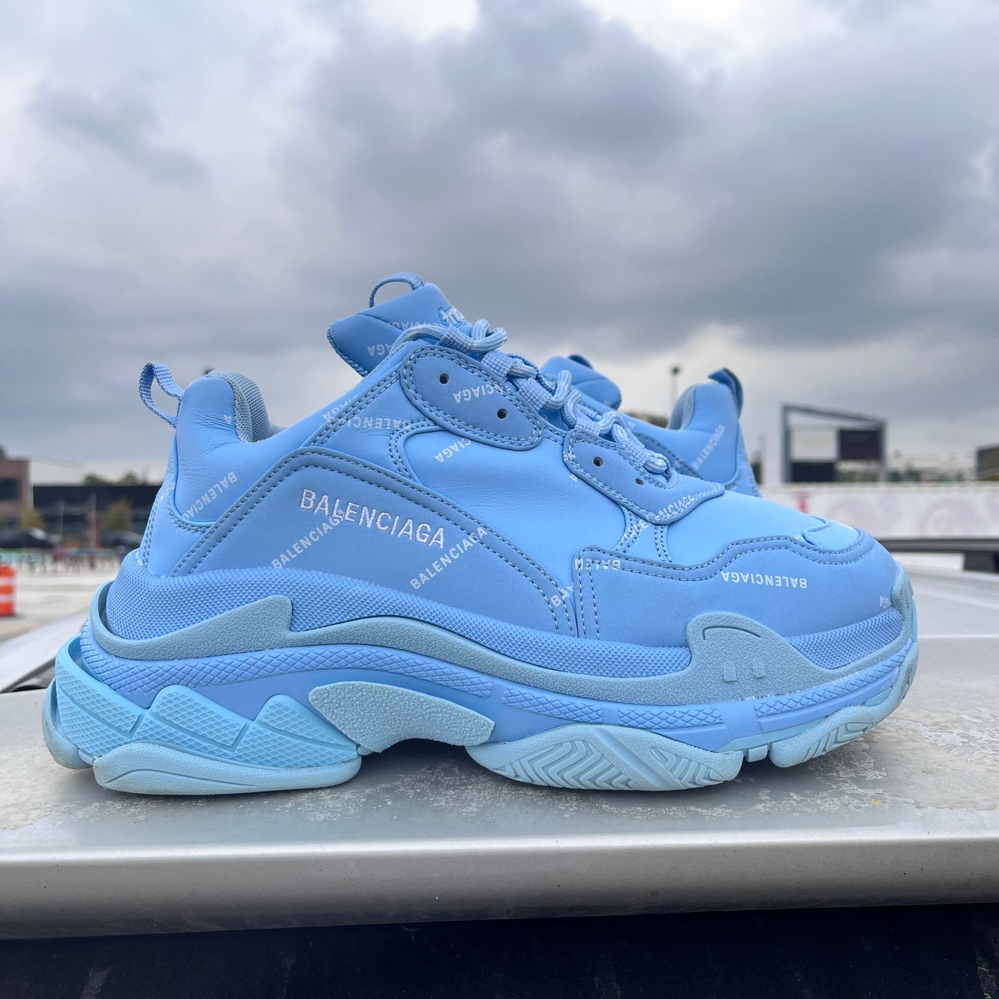 Balenciaga Triple S Baby Blue Size 42