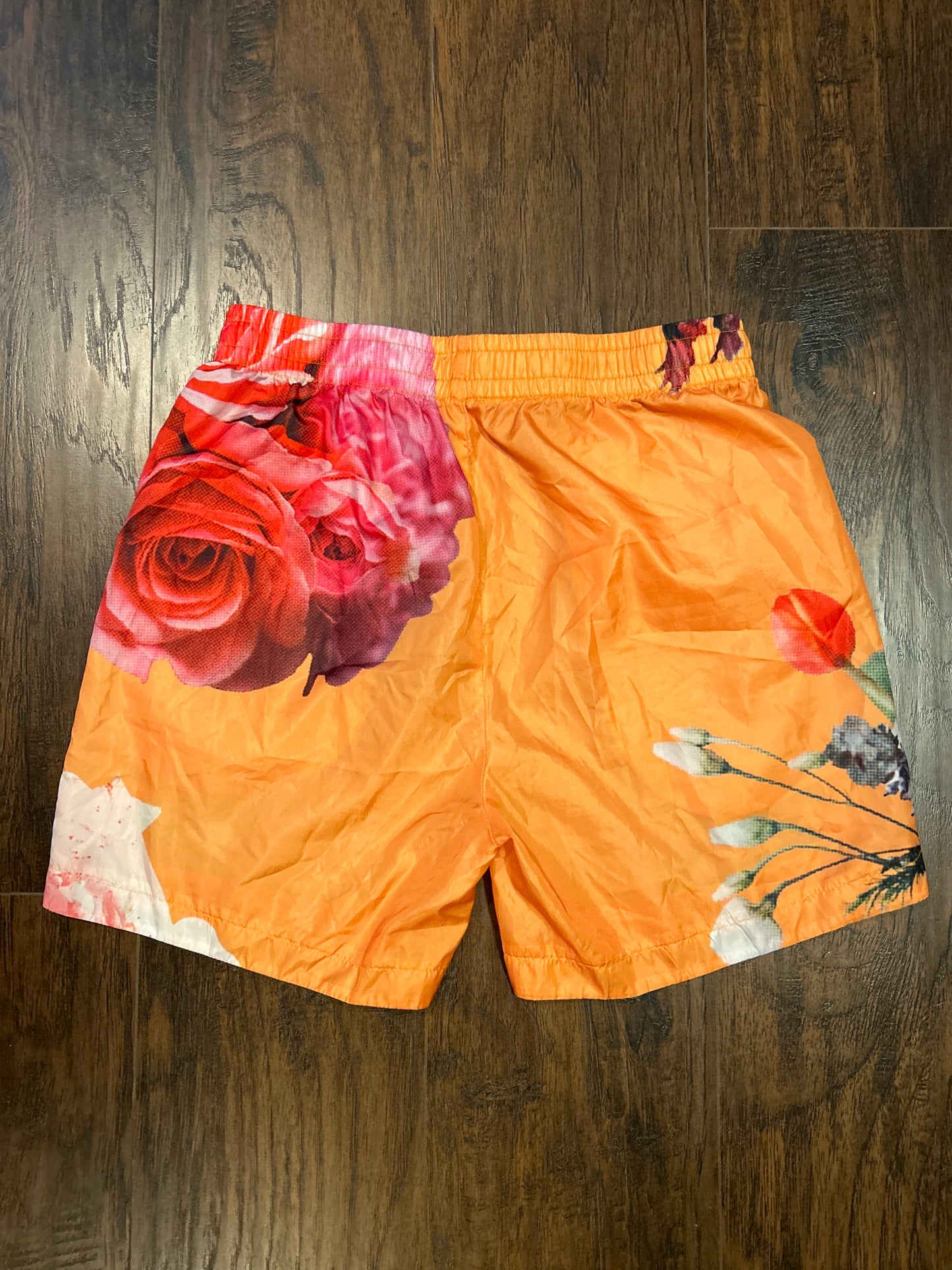 ASSC Floral Orange Shorts Size L