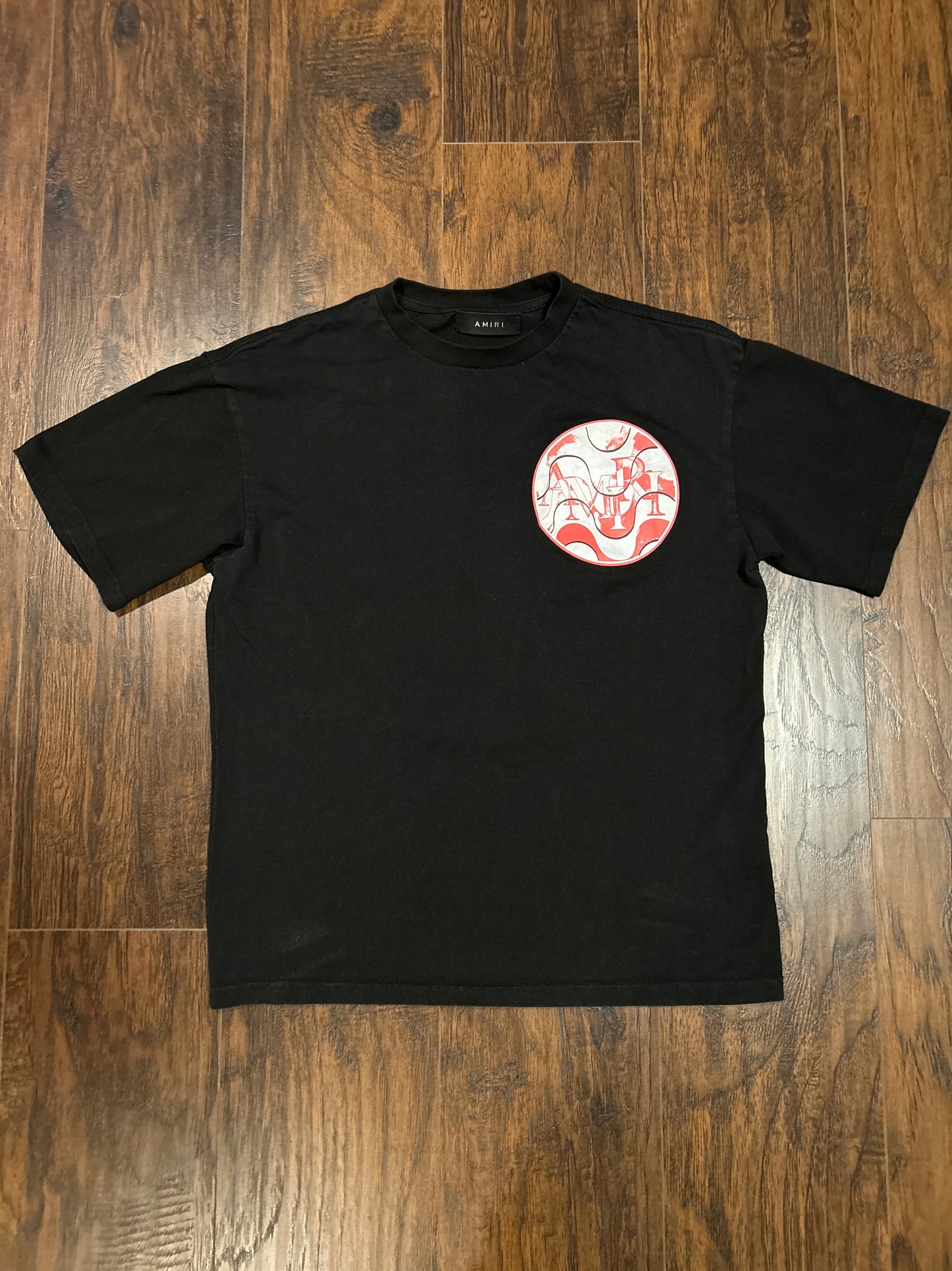 Amiri Black Red Tee Size M