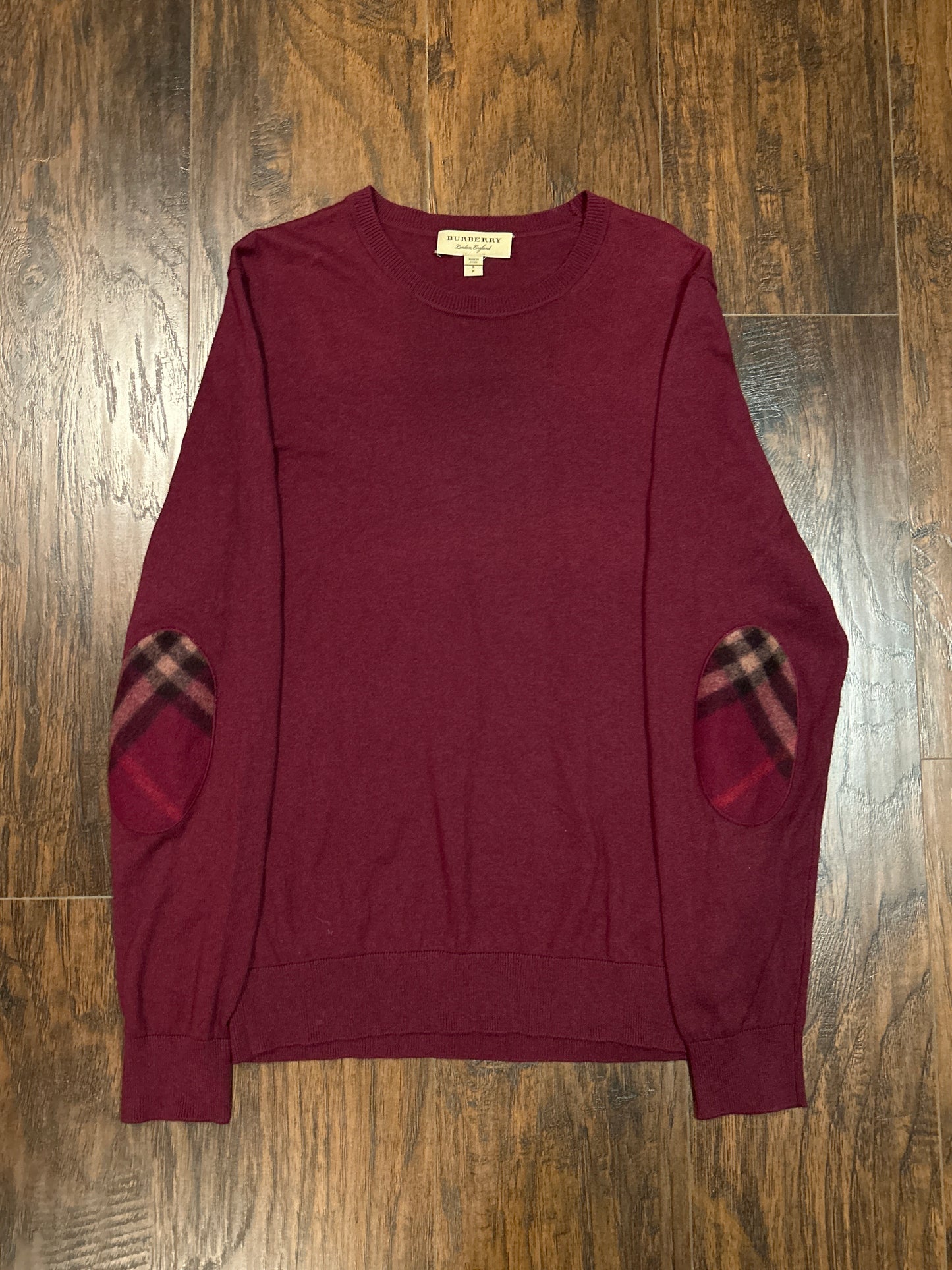 Burberry Burgundy Sweater Size S