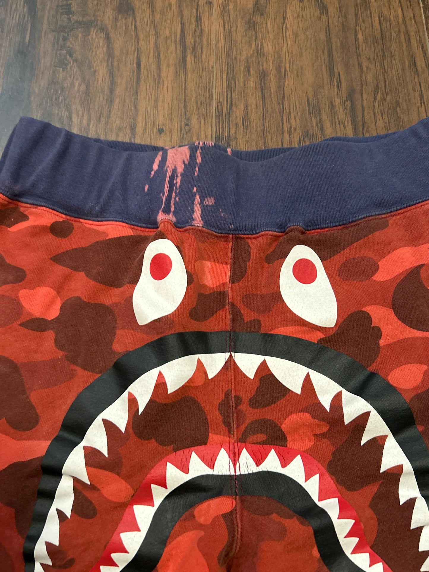 Bape Camo Shark Shorts Size S