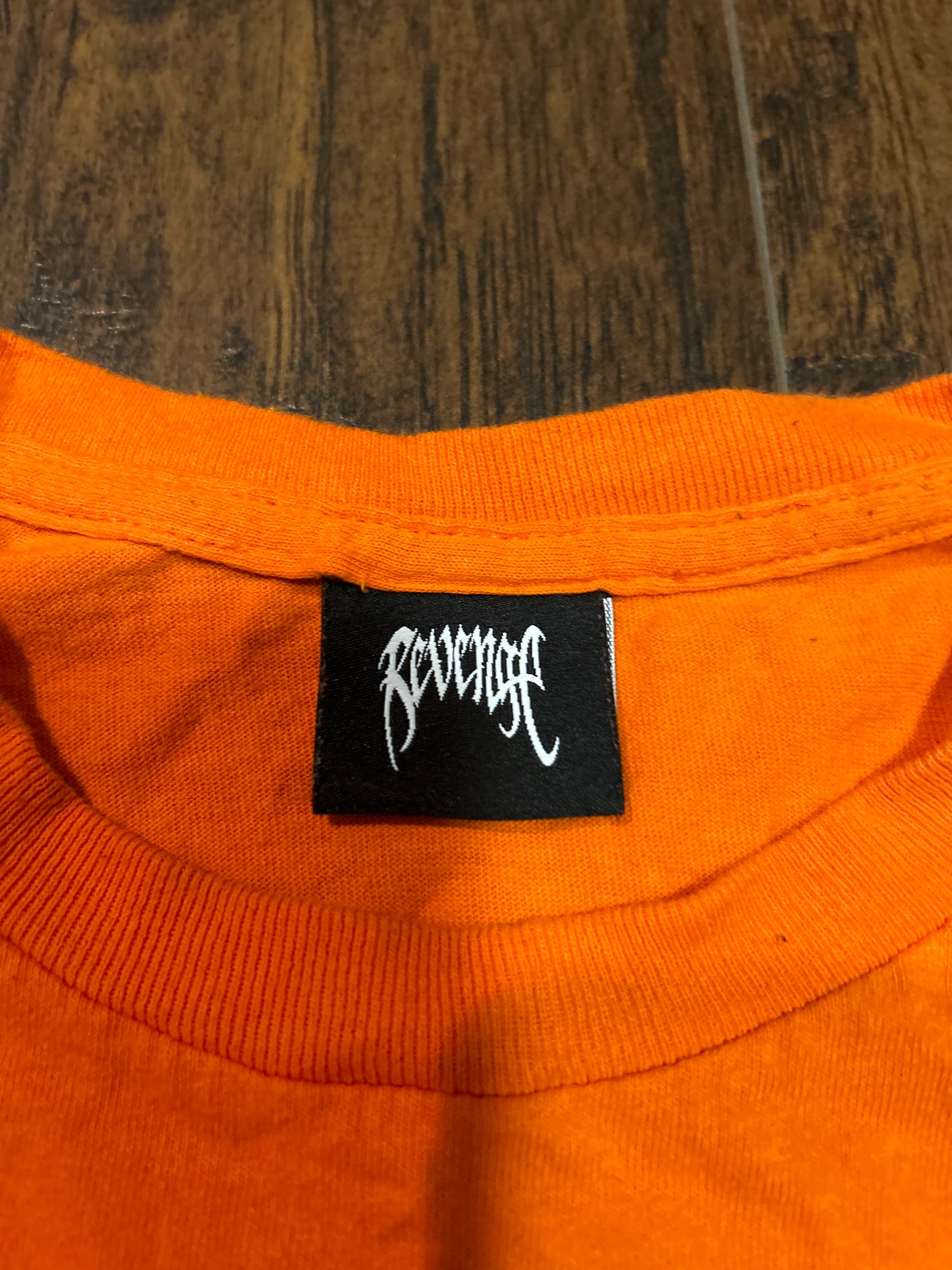 Revenge Tee Orange Size M