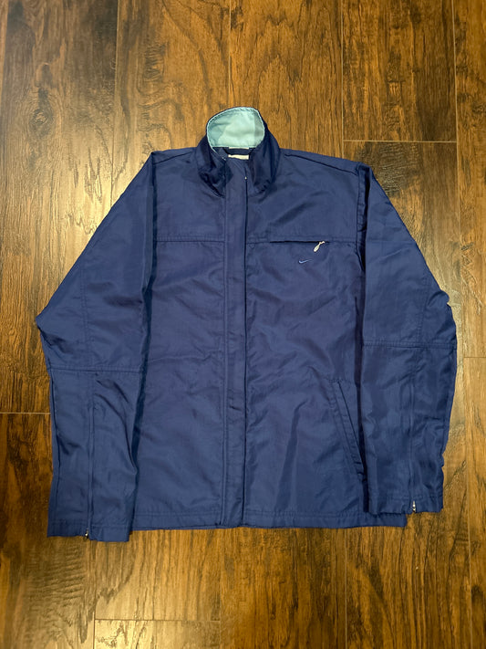 Vintage Nike Jacket Blue Size S(4-6)