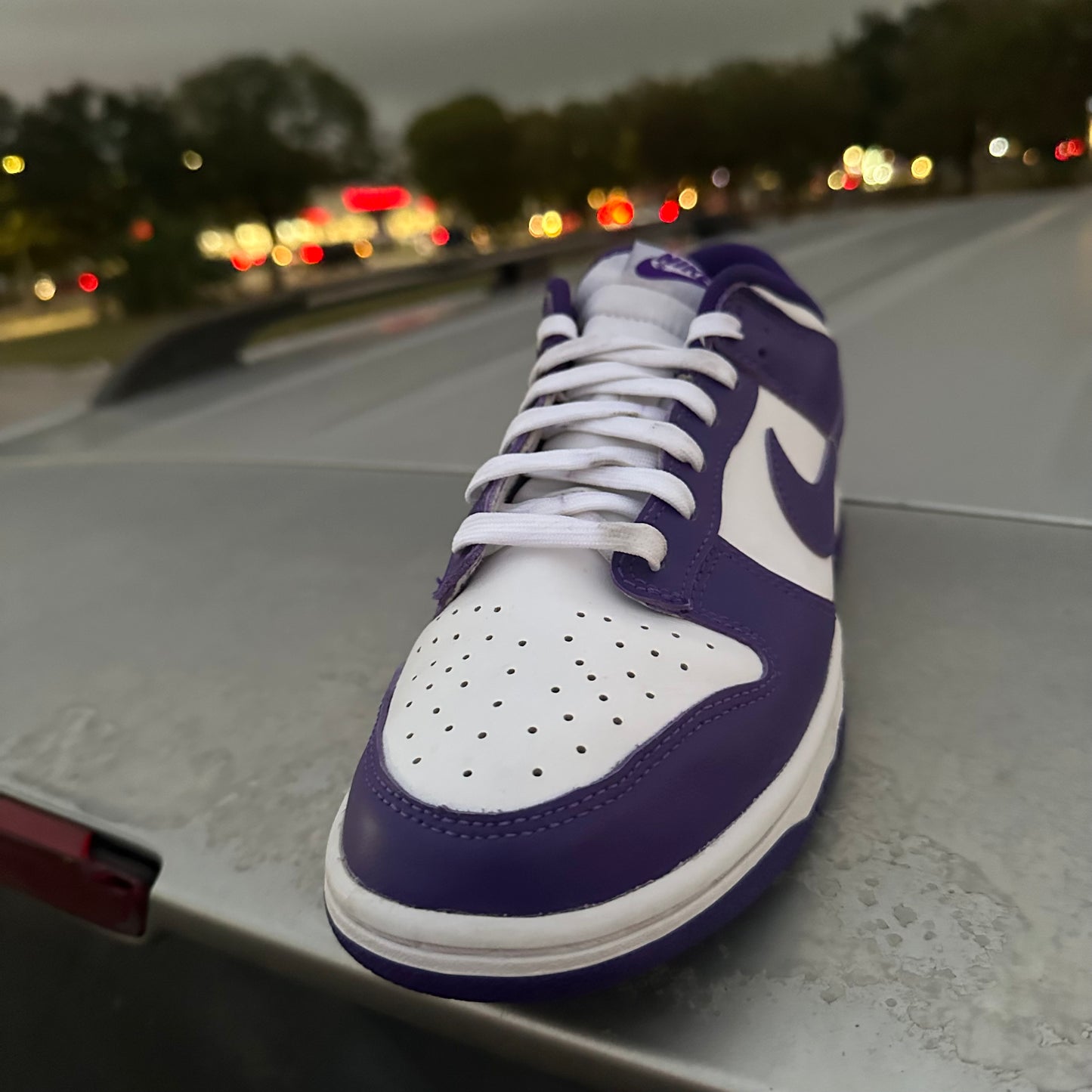 Court Purple Dunks Size 8