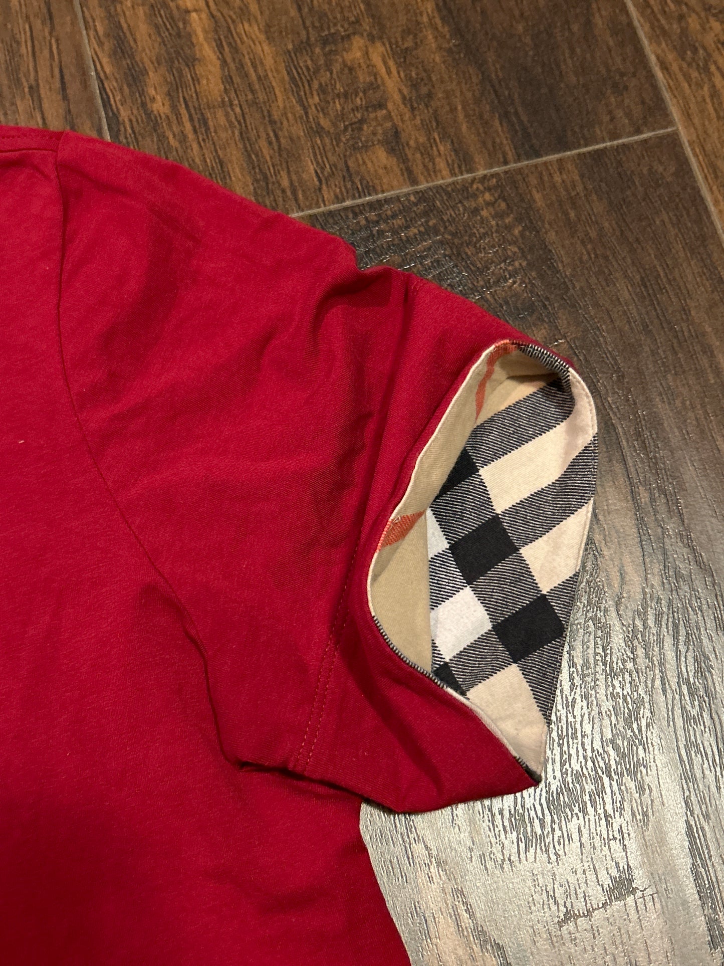 Burberry Brit Red Tee Size L