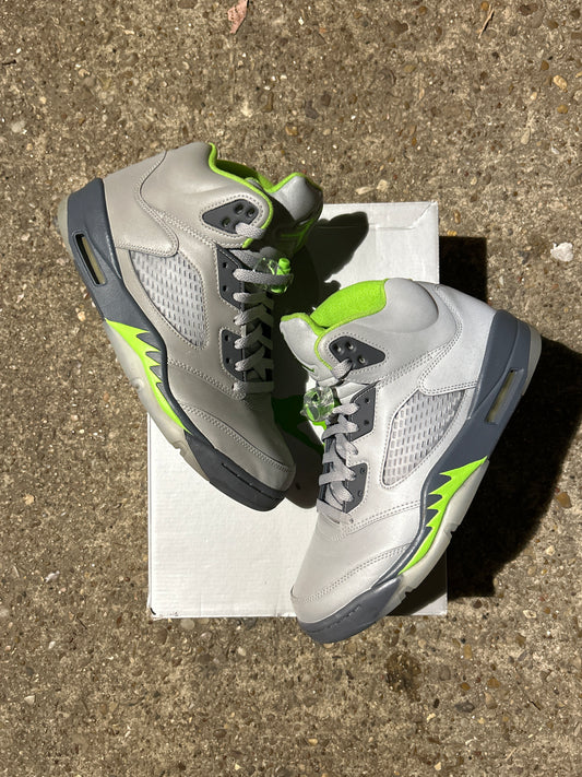 Jordan 5 Green Bean Size 10