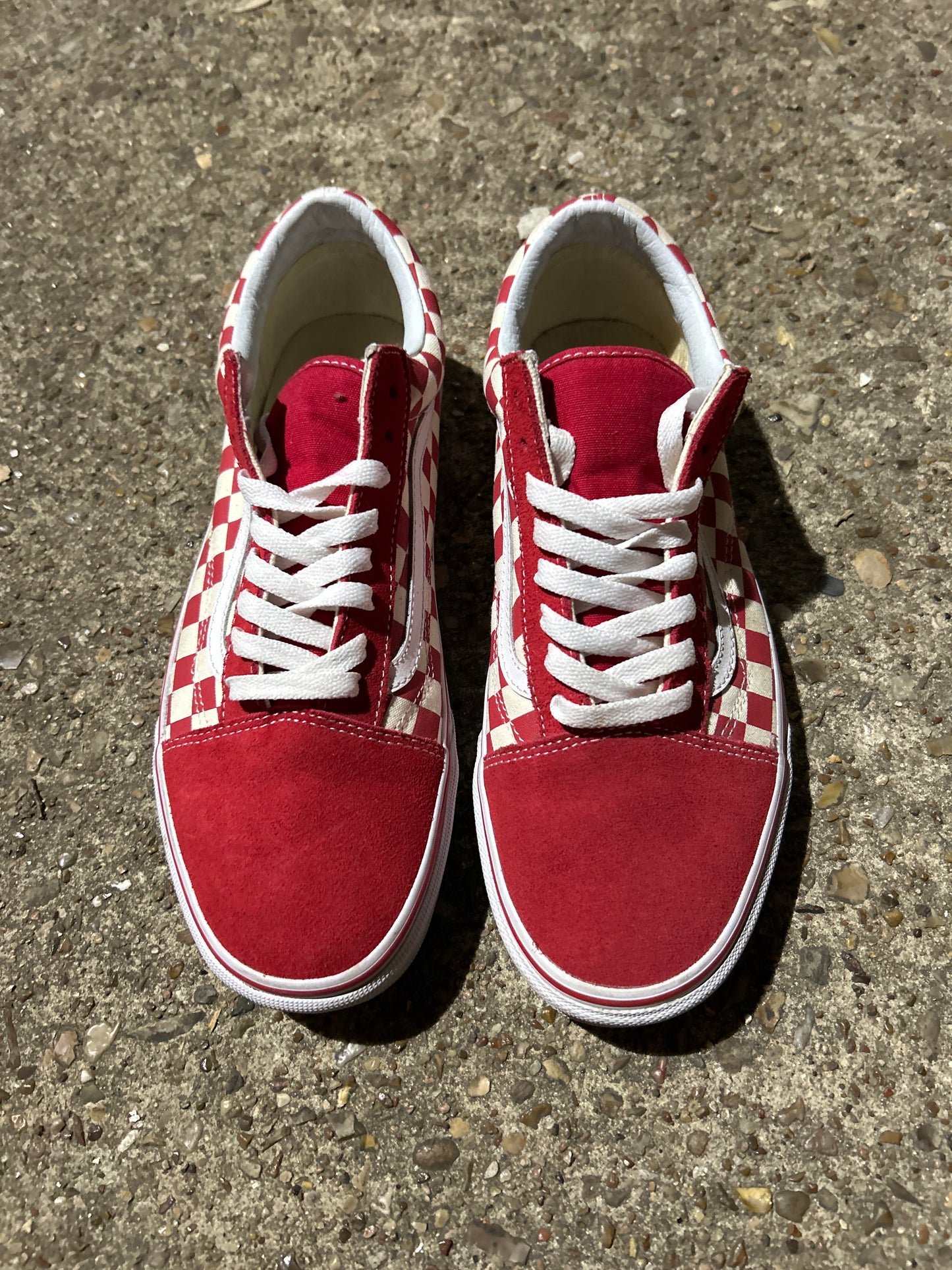 Vans Red Checkered Size 9.5