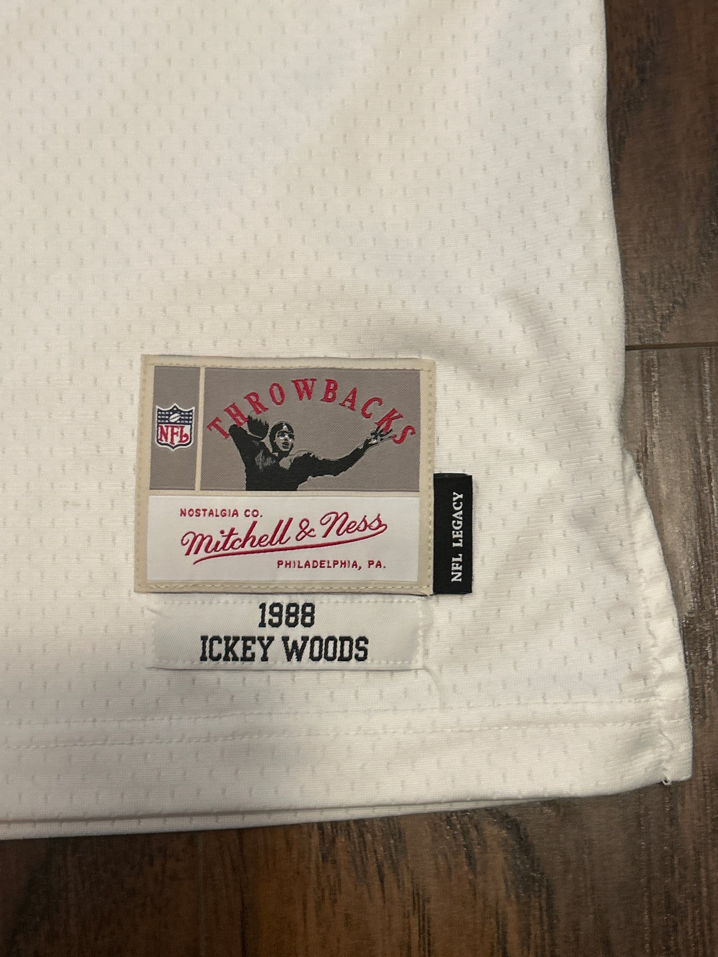 Mitchell & Ness Cincinnati Bengals Ickey Woods Jersey Size 2XL