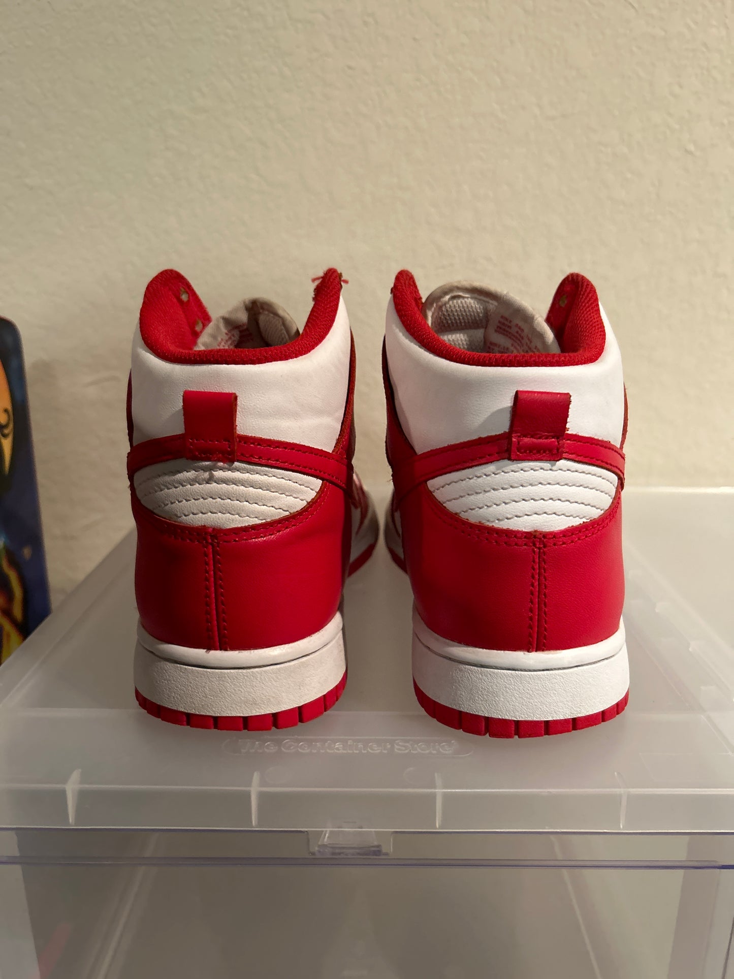 Champ Red Dunk High Size 9