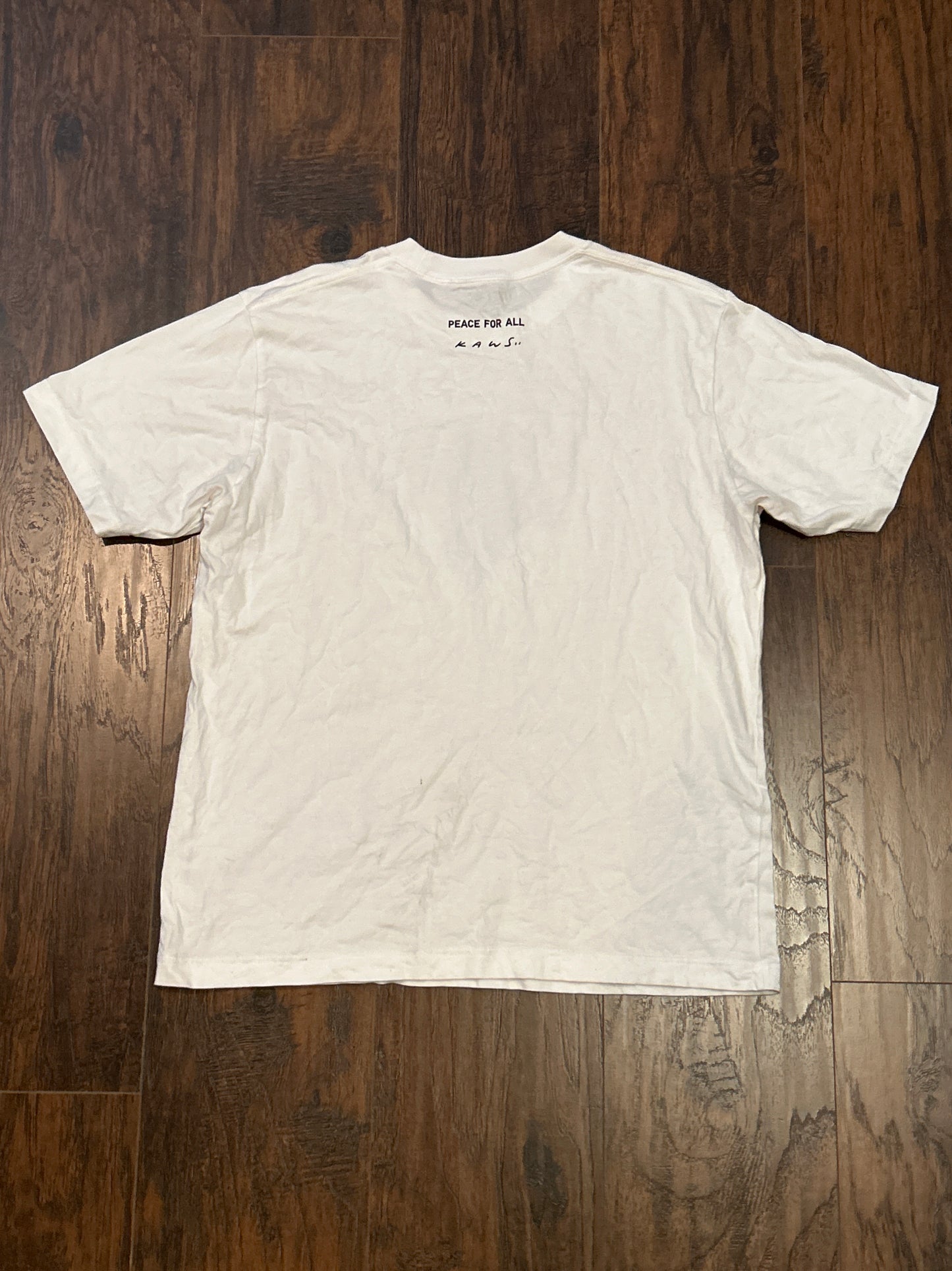 Kaws Earth White Tee Size M