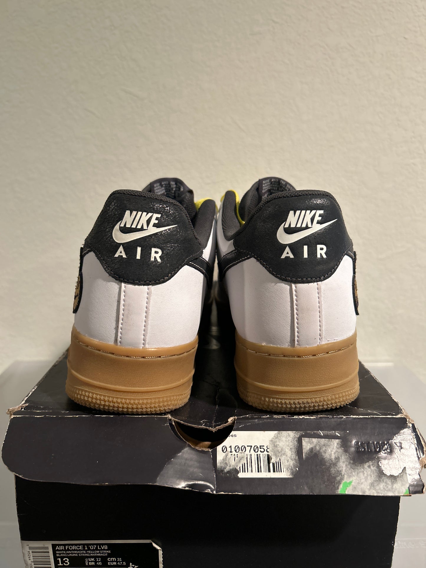 Air Force 1 Low White Gum Size 13