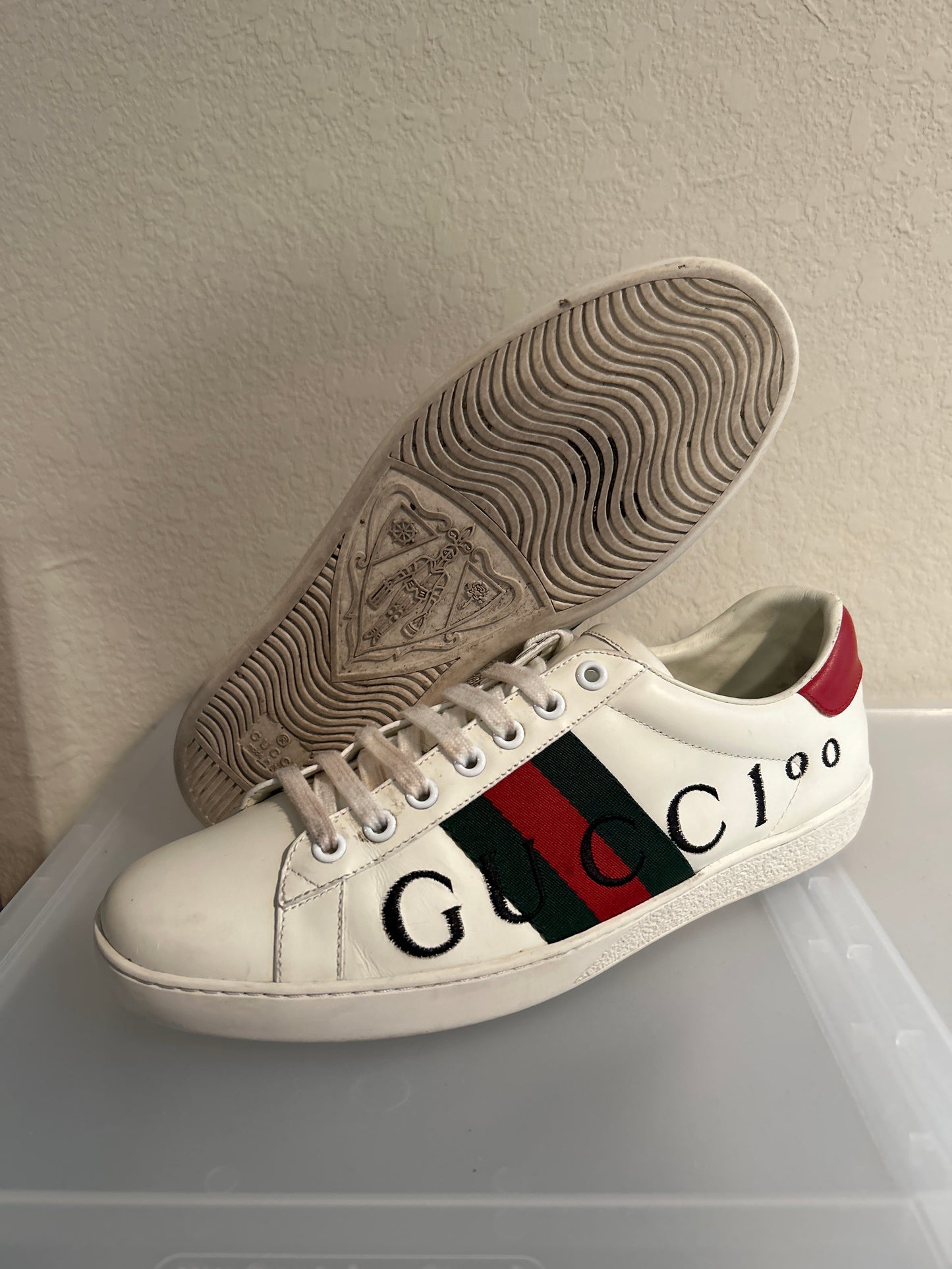 Gucci Ace White Red Size 42