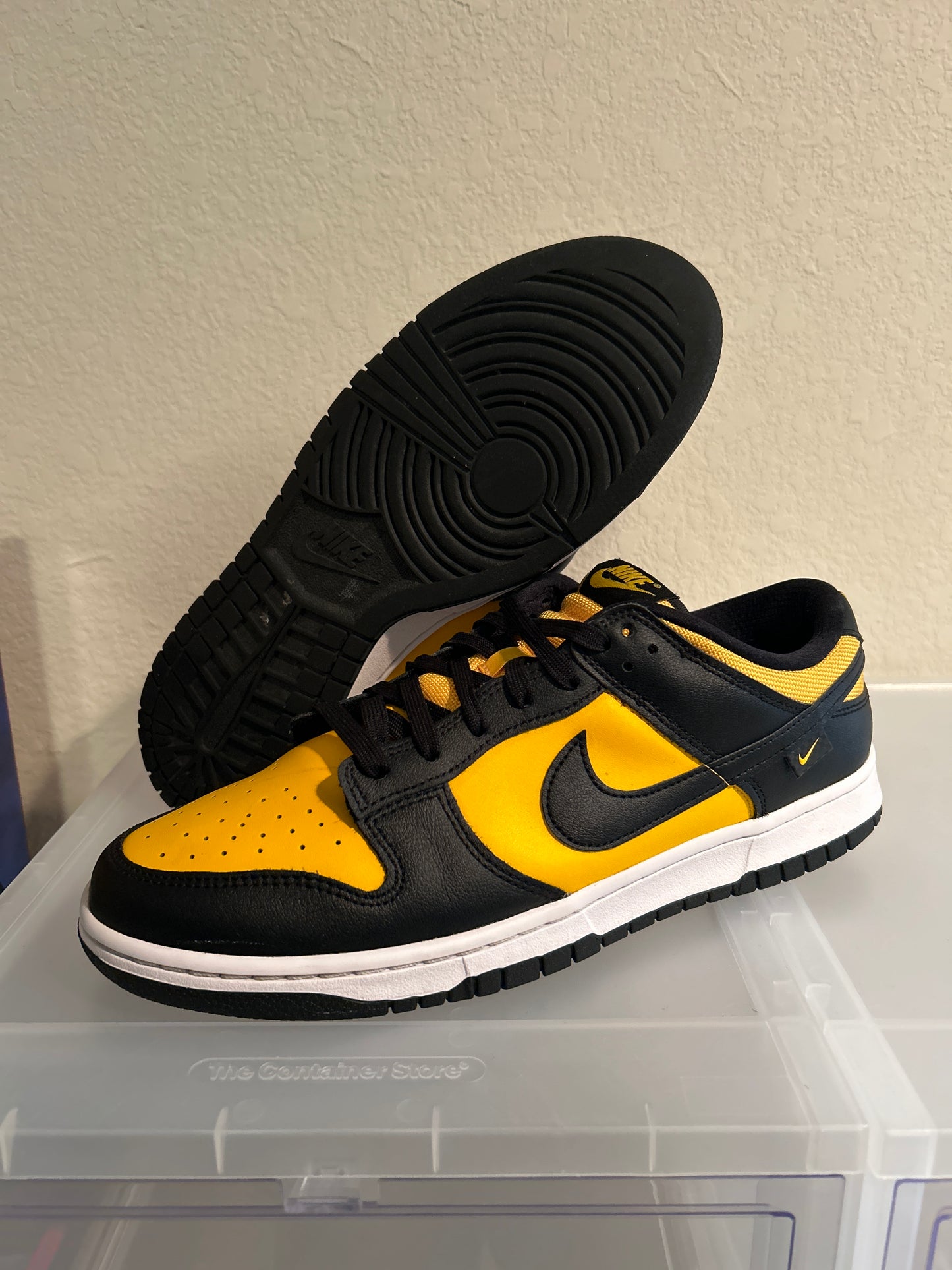 Gold Black Dunk Low Size 11