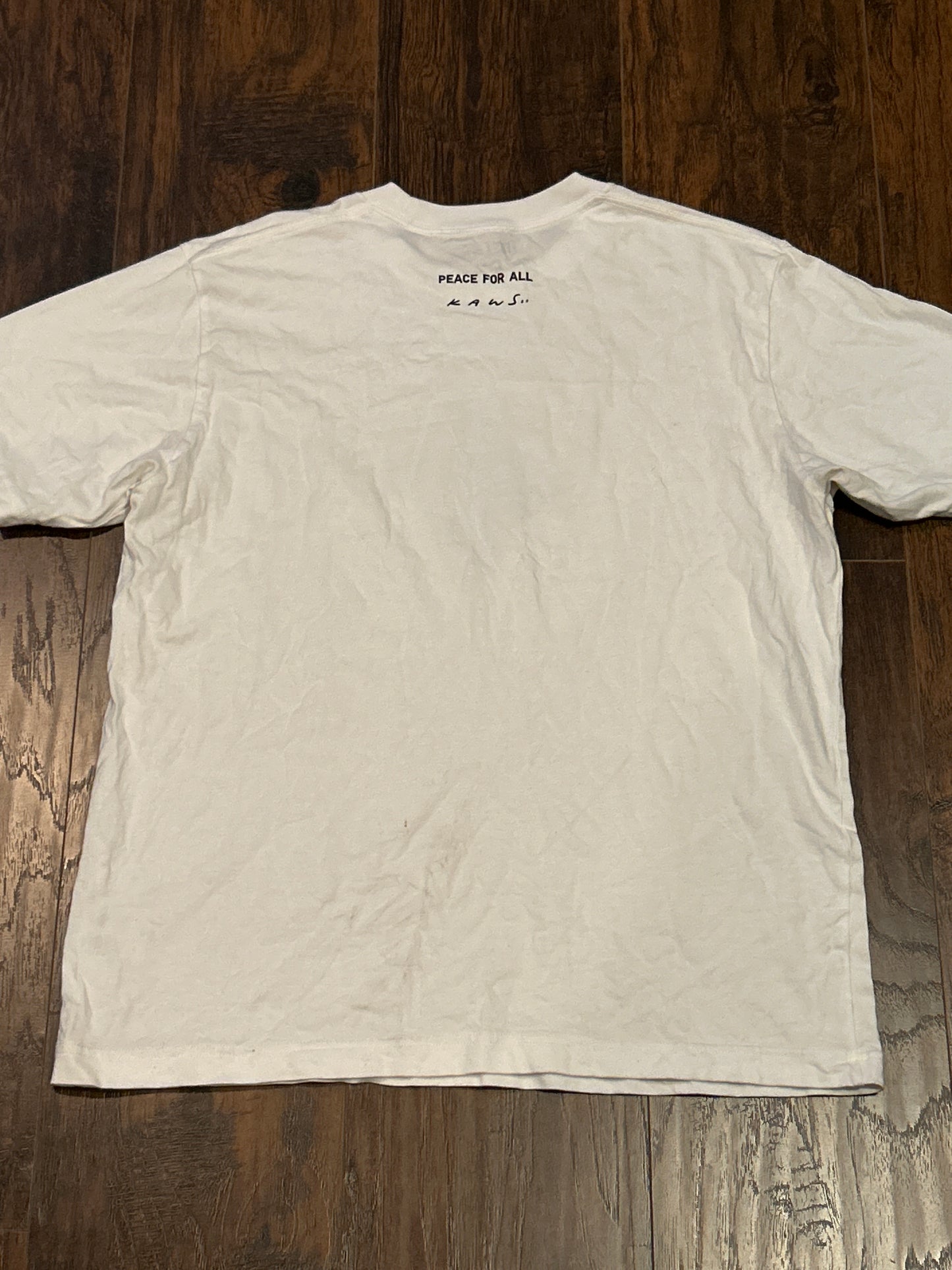 Kaws Earth White Tee Size M