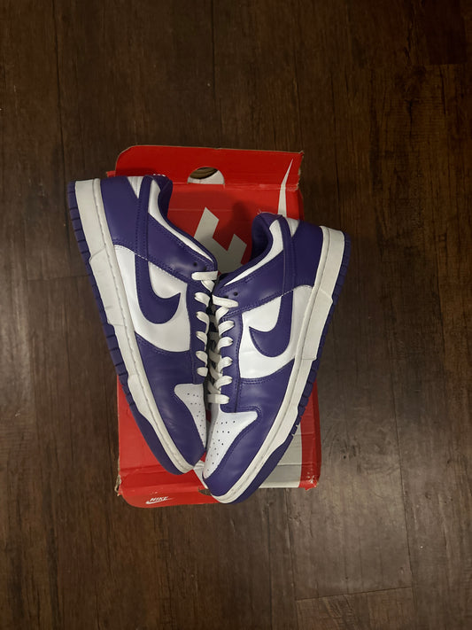 Dunk Low Court Purple Size 9