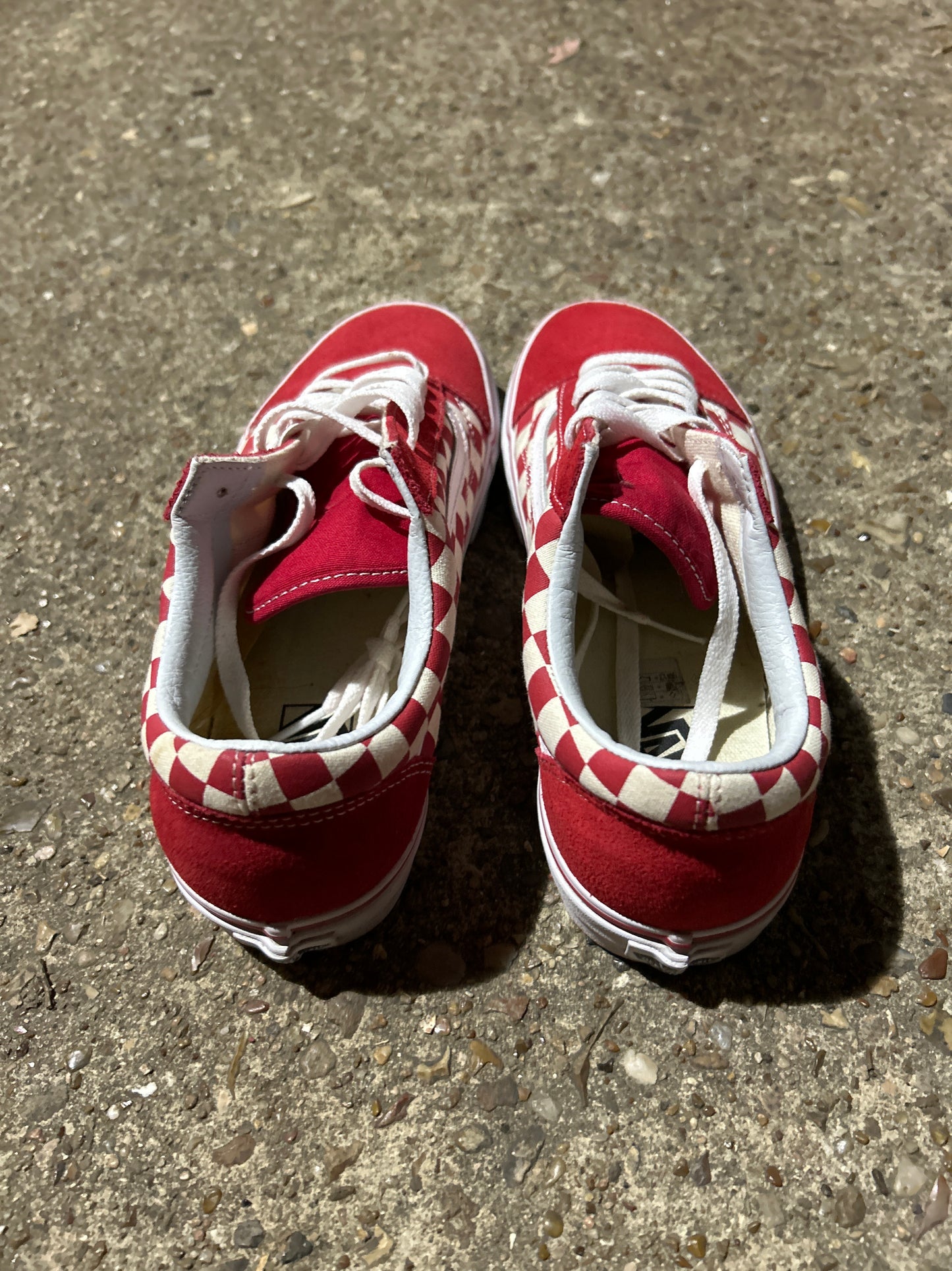 Vans Red Checkered Size 9.5