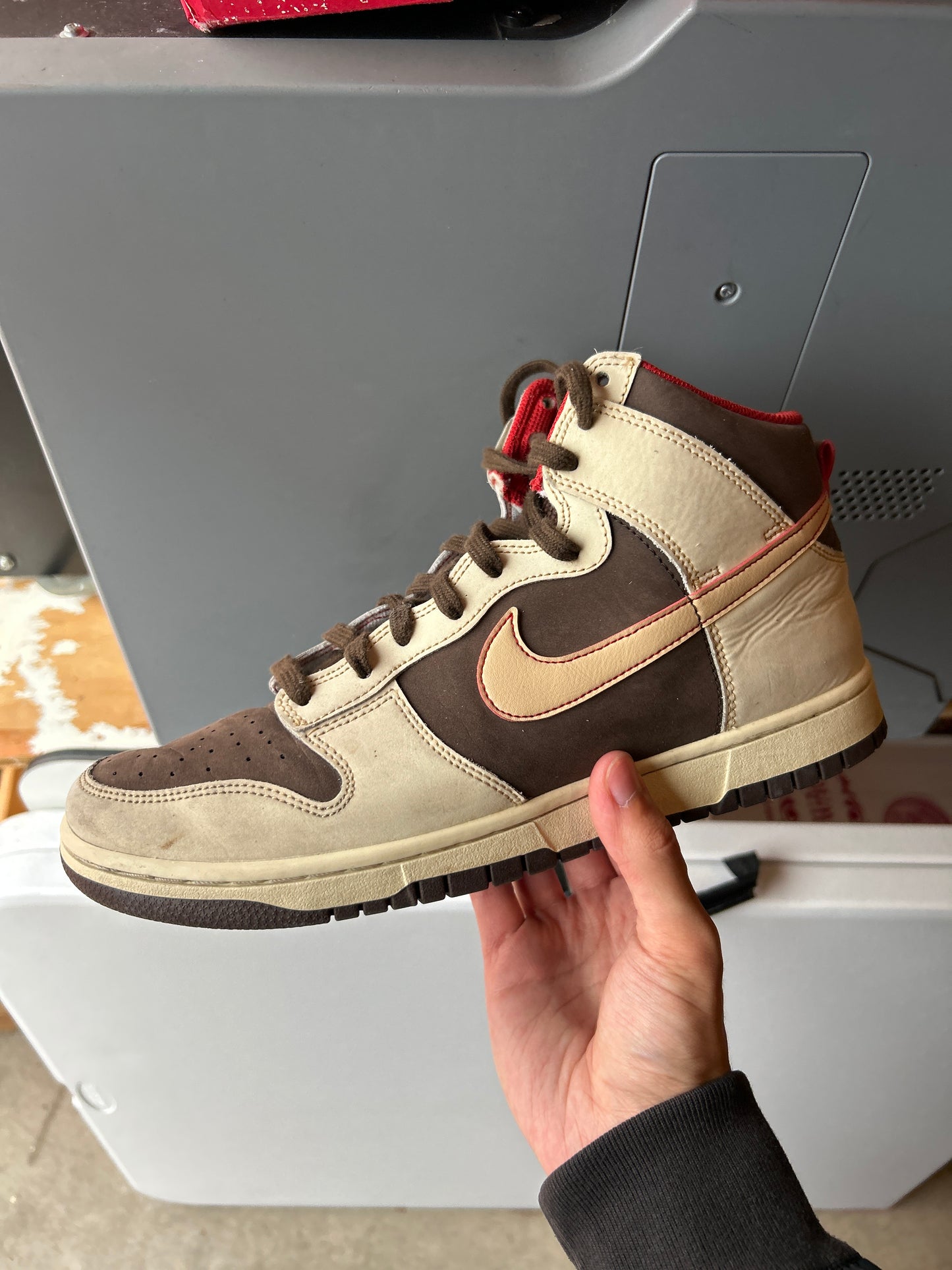 Nike Dunk High Brown Size 10