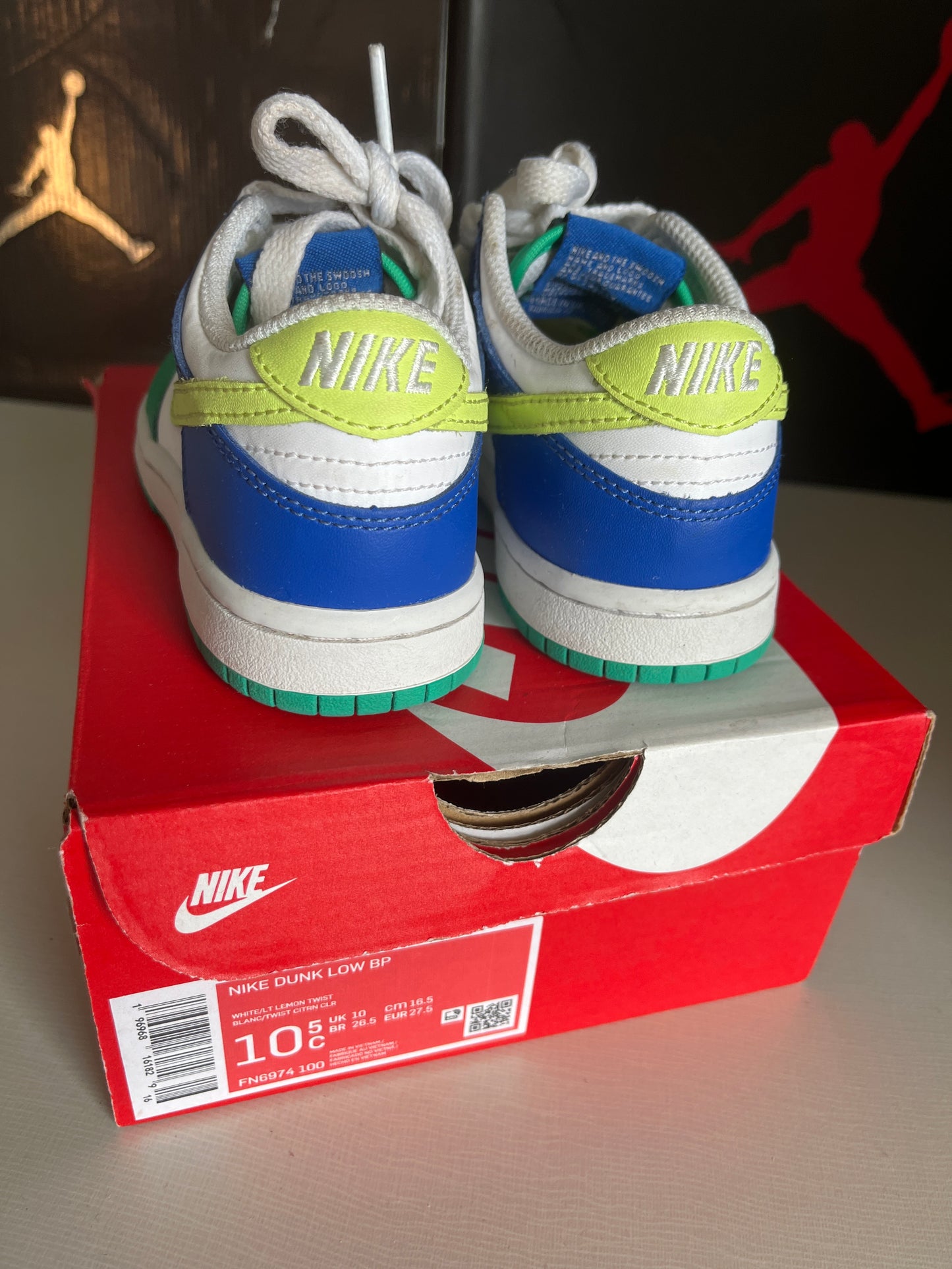 Tri Color Dunk Size 10.5C INFANT