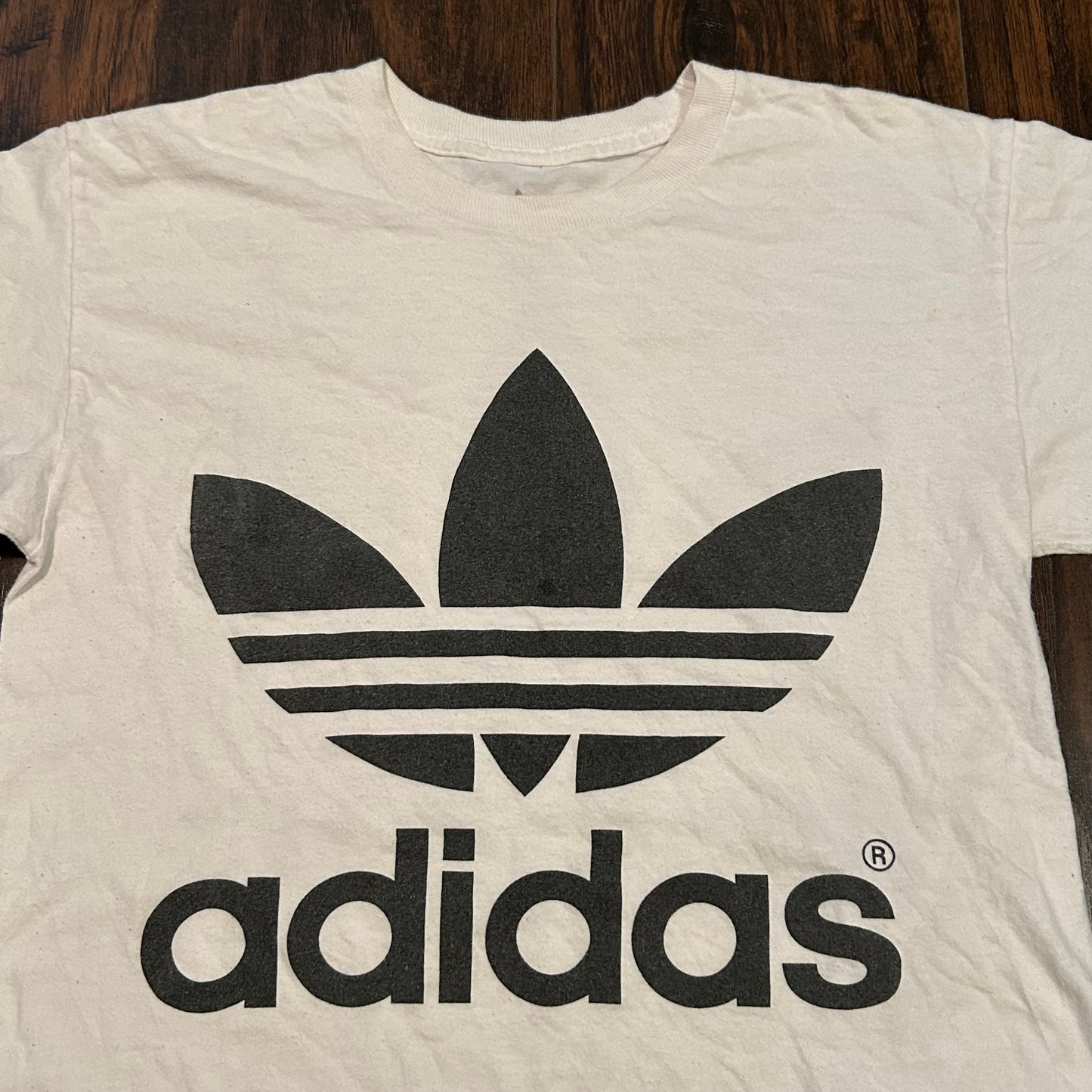 Adidas White Shirt Size Small