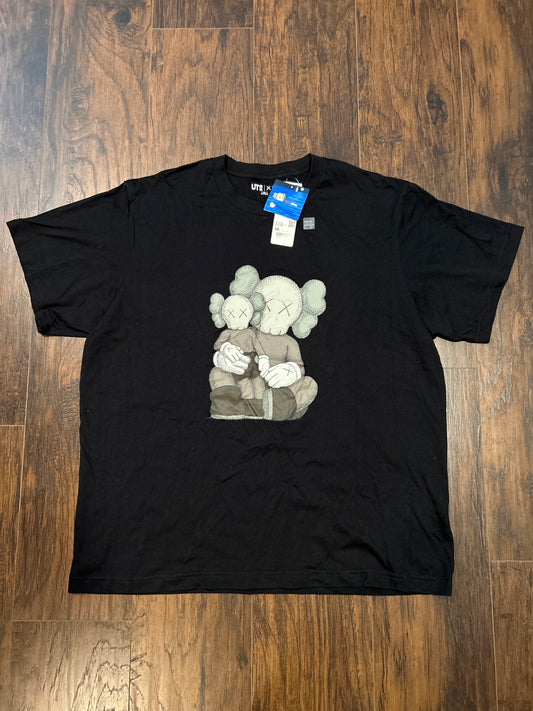 Kaws Black Tee Size 2XL NEW