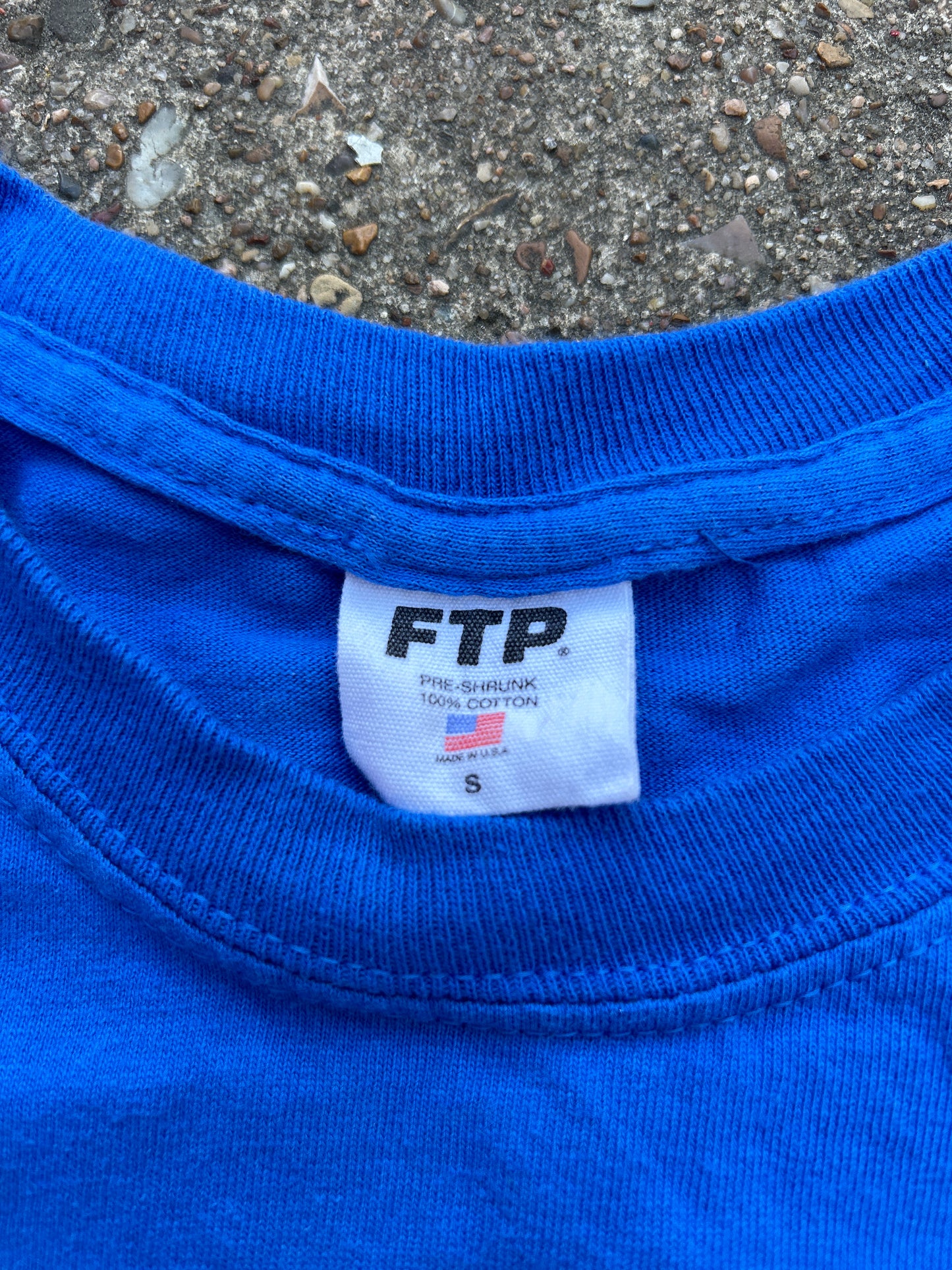 FTP Blue Long Sleeve Shirt Size S